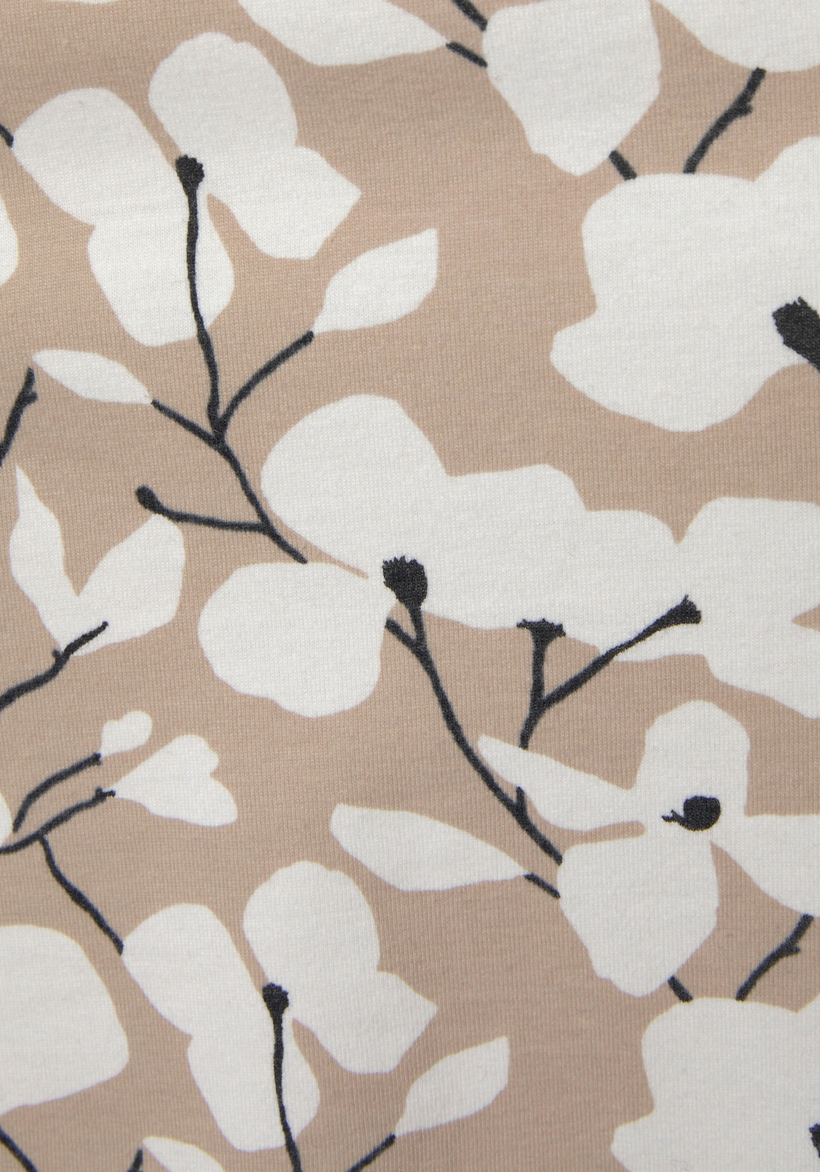 Beachtime Jersey jurk - beige/crème bedrukt