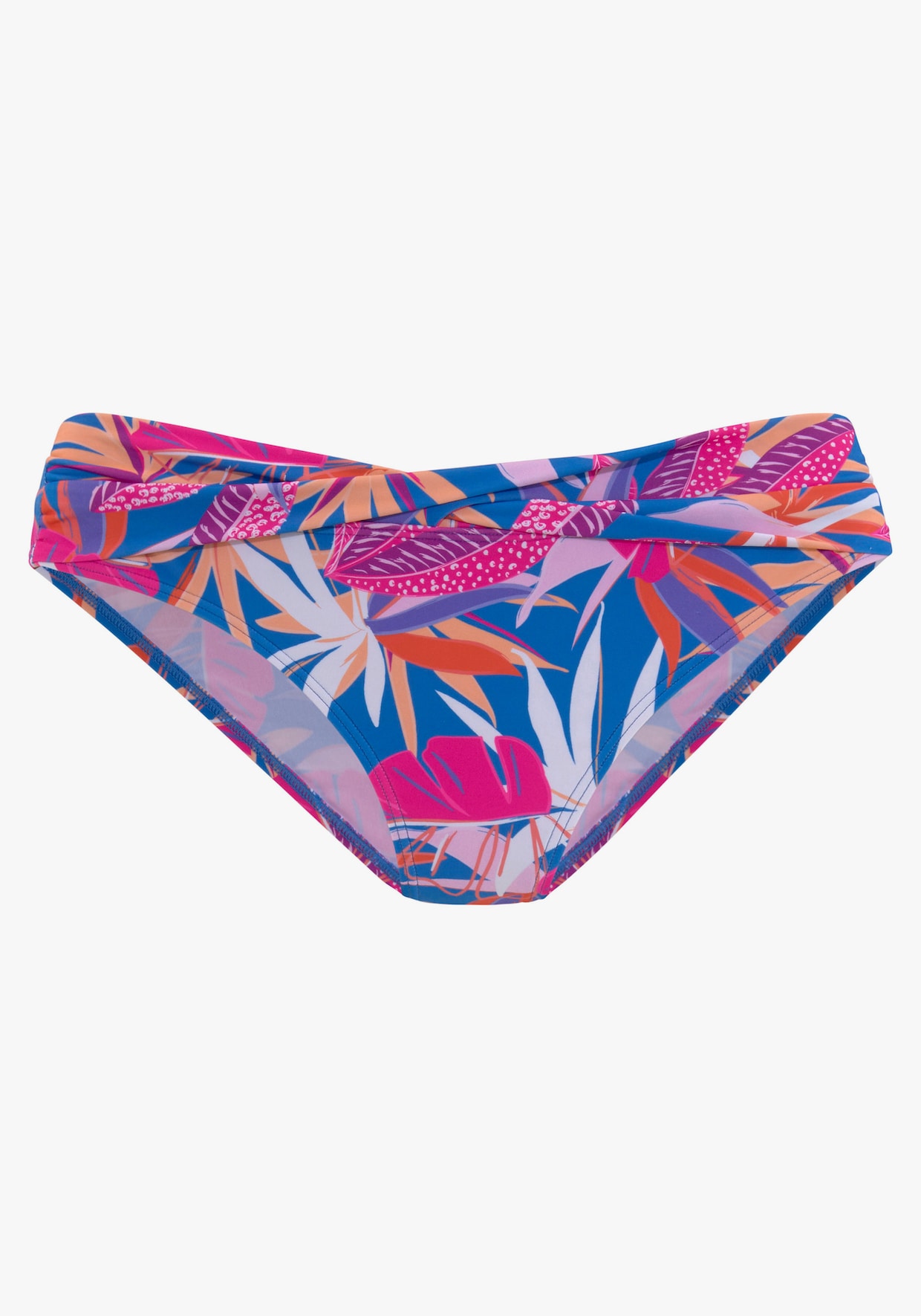 Buffalo Bas de maillot de bain - bleu-rose imprimé