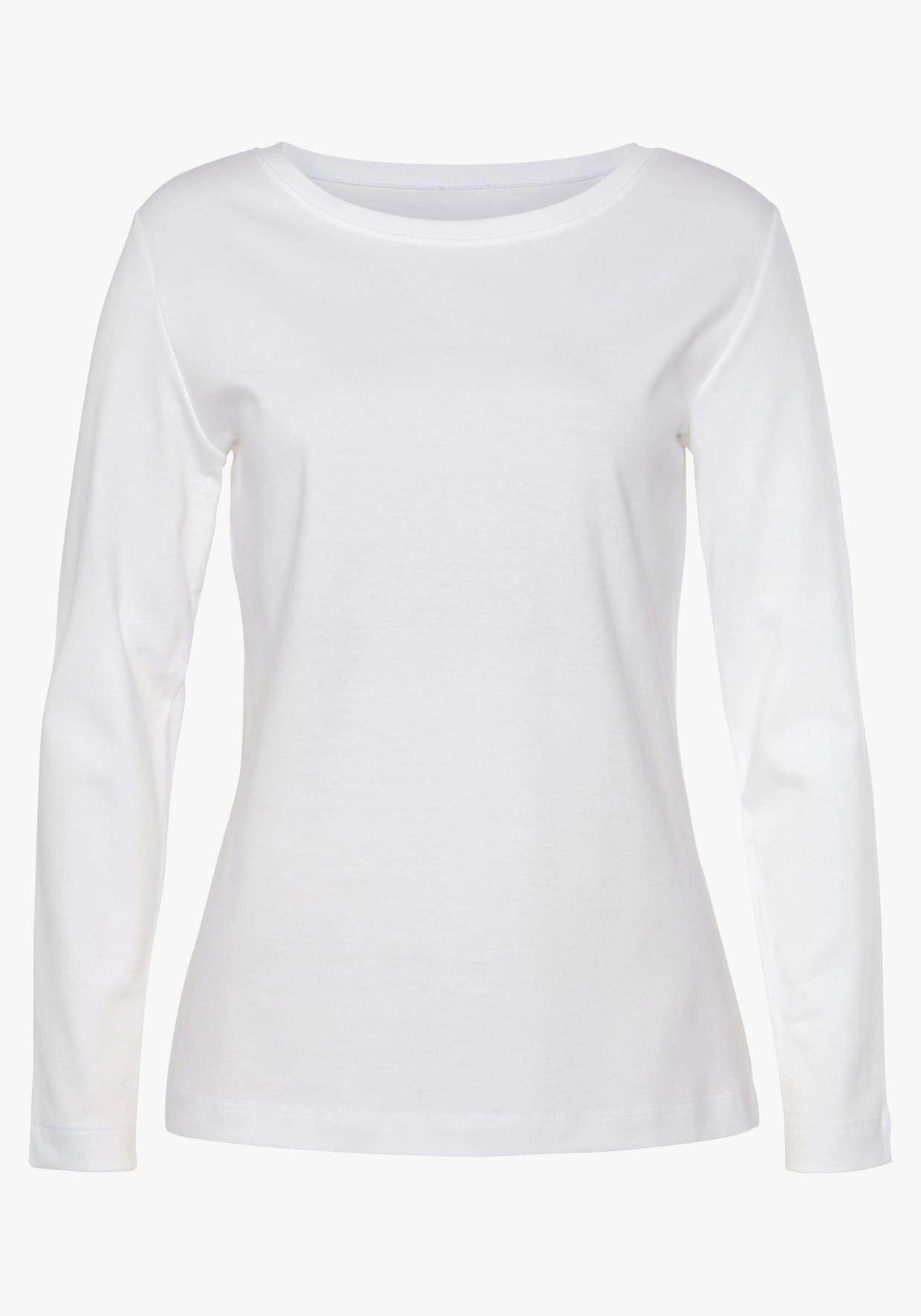 Vivance Langarmshirt - weiss, black