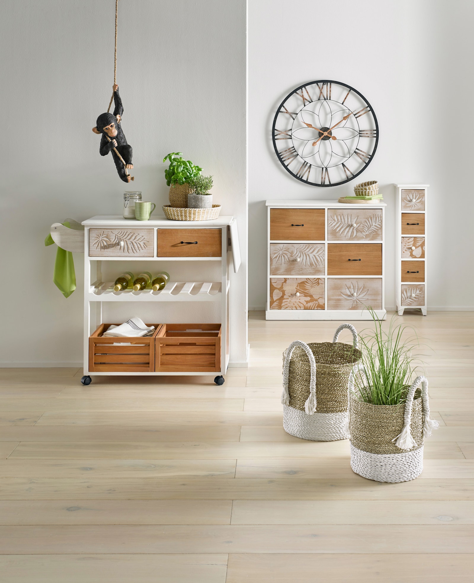 heine home Commode - blanc-naturel