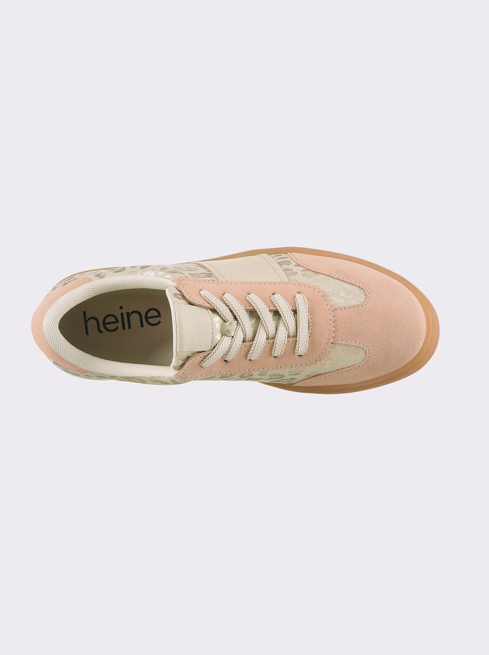 heine Sneaker - lachs-sand