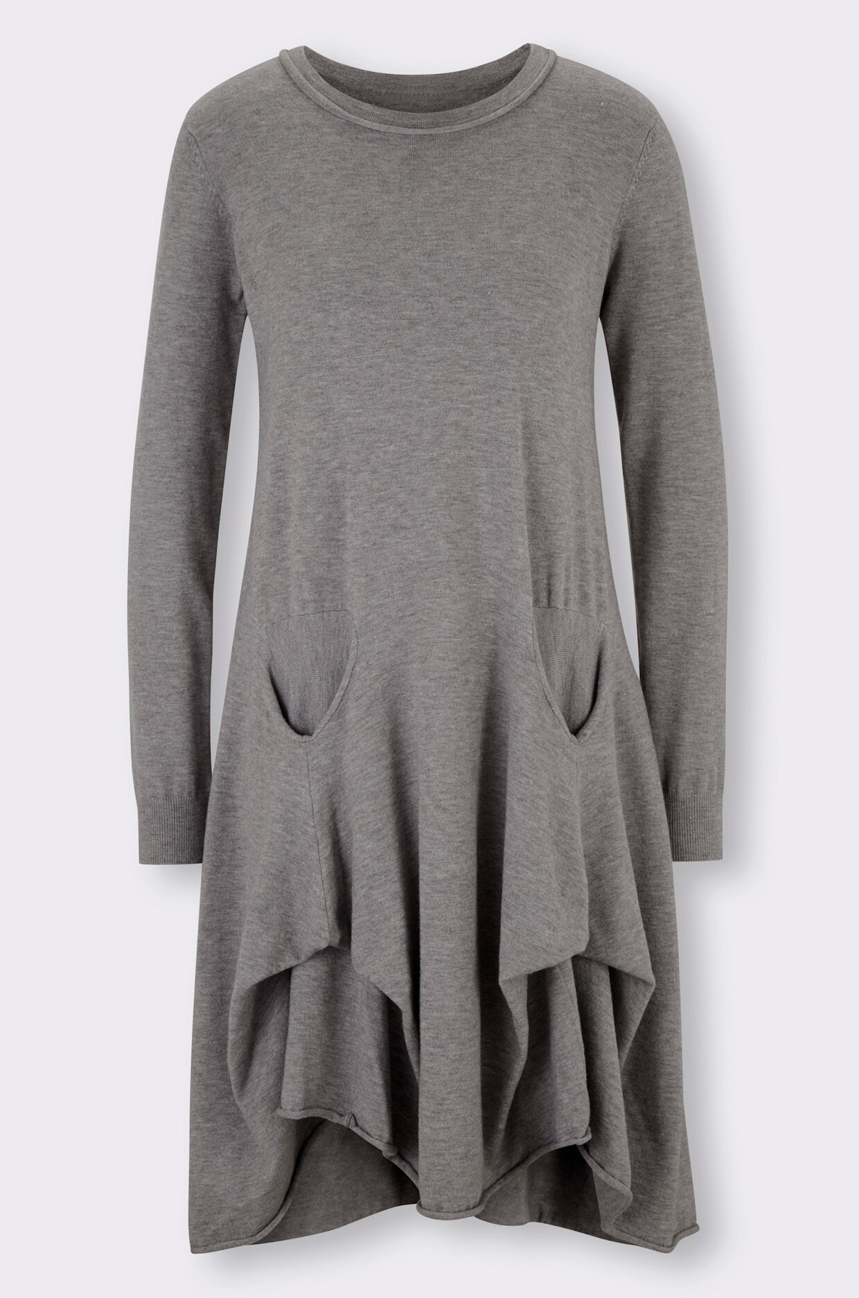 heine Robe en tricot - gris chiné