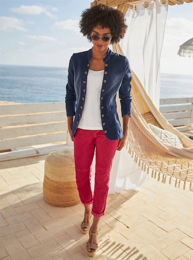 heine Blazer en jean - darkblue-stone-washed