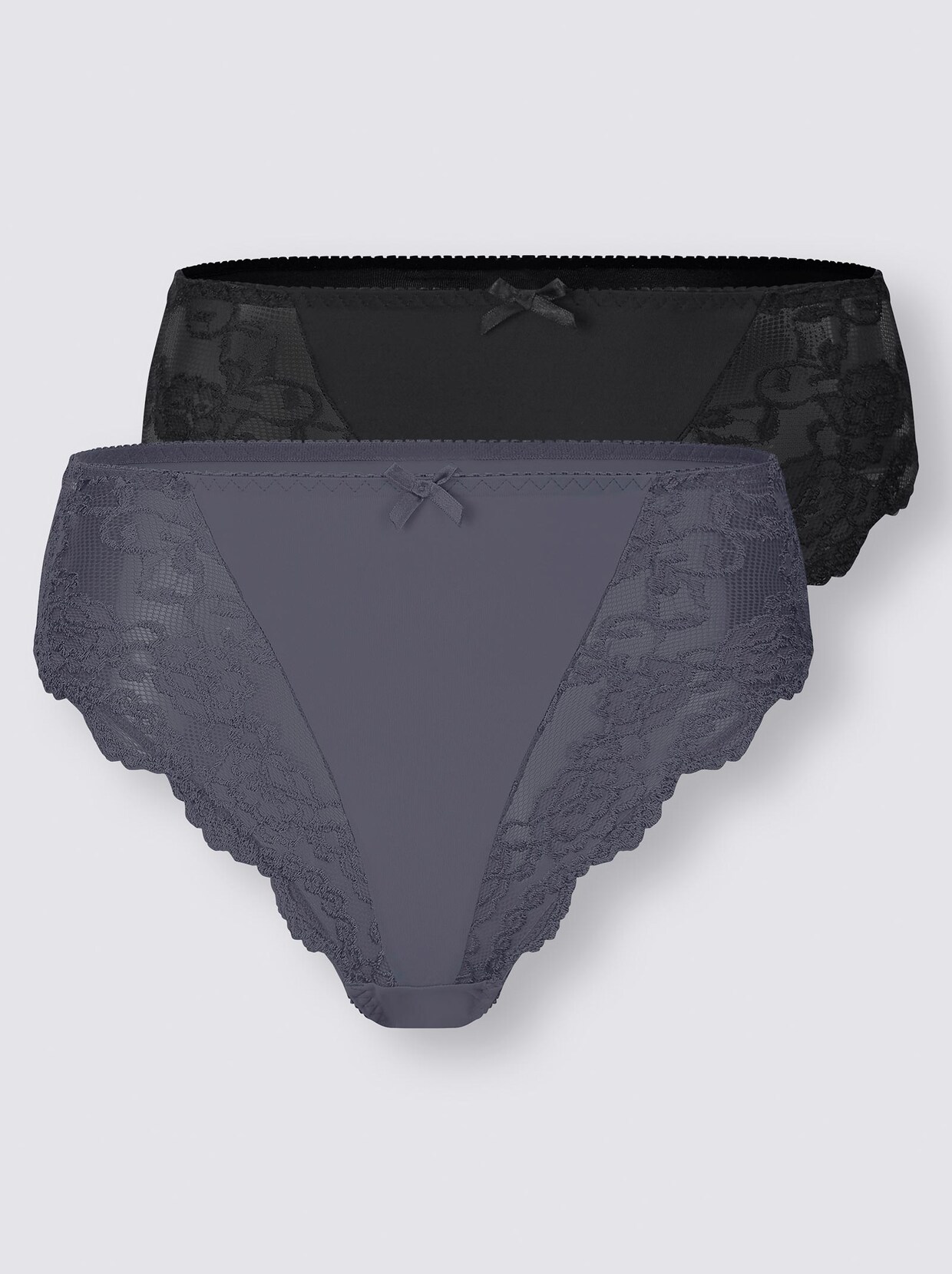 Sassa Slip - schwarz + anthrazit