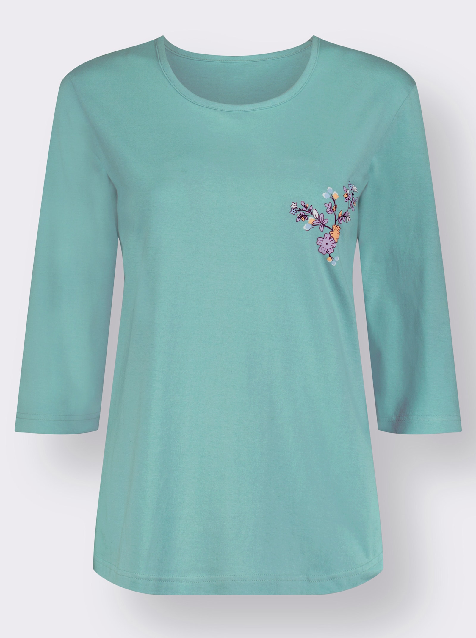 wäschepur Pyjama's met broek met comfortband - lindegroen + bleu