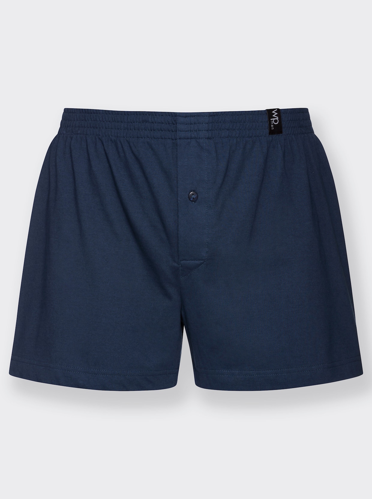 wäschepur men Boxershorts - dunkelblau + dunkelblau-kariert