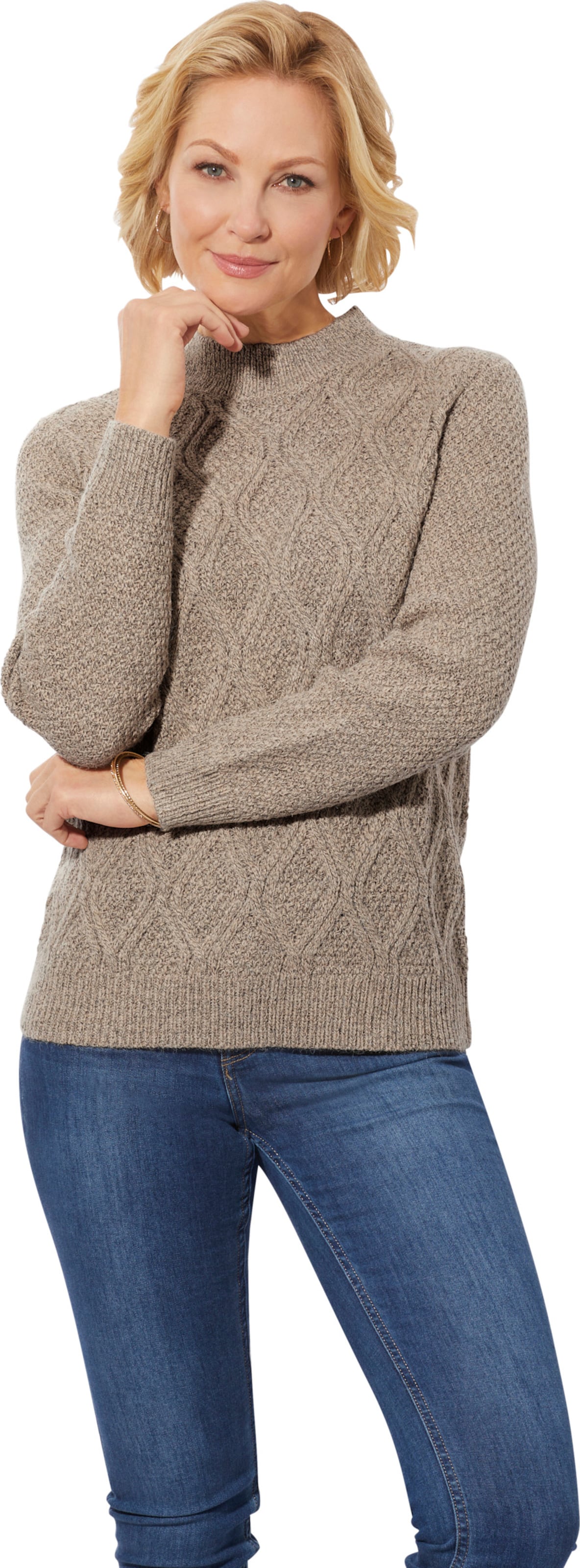 Thumbnail - Stehkragenpullover