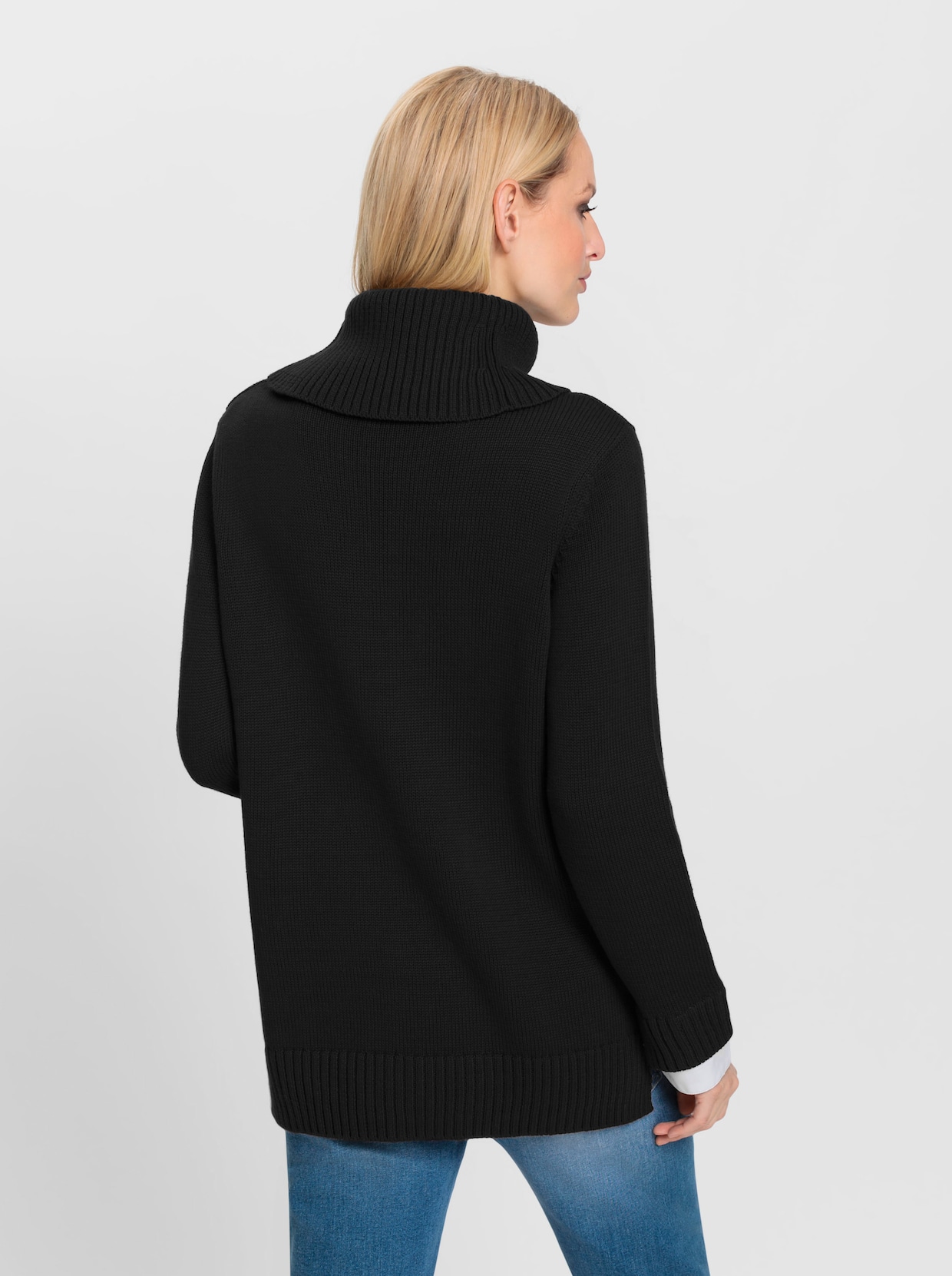 heine pull à col roulé - noir