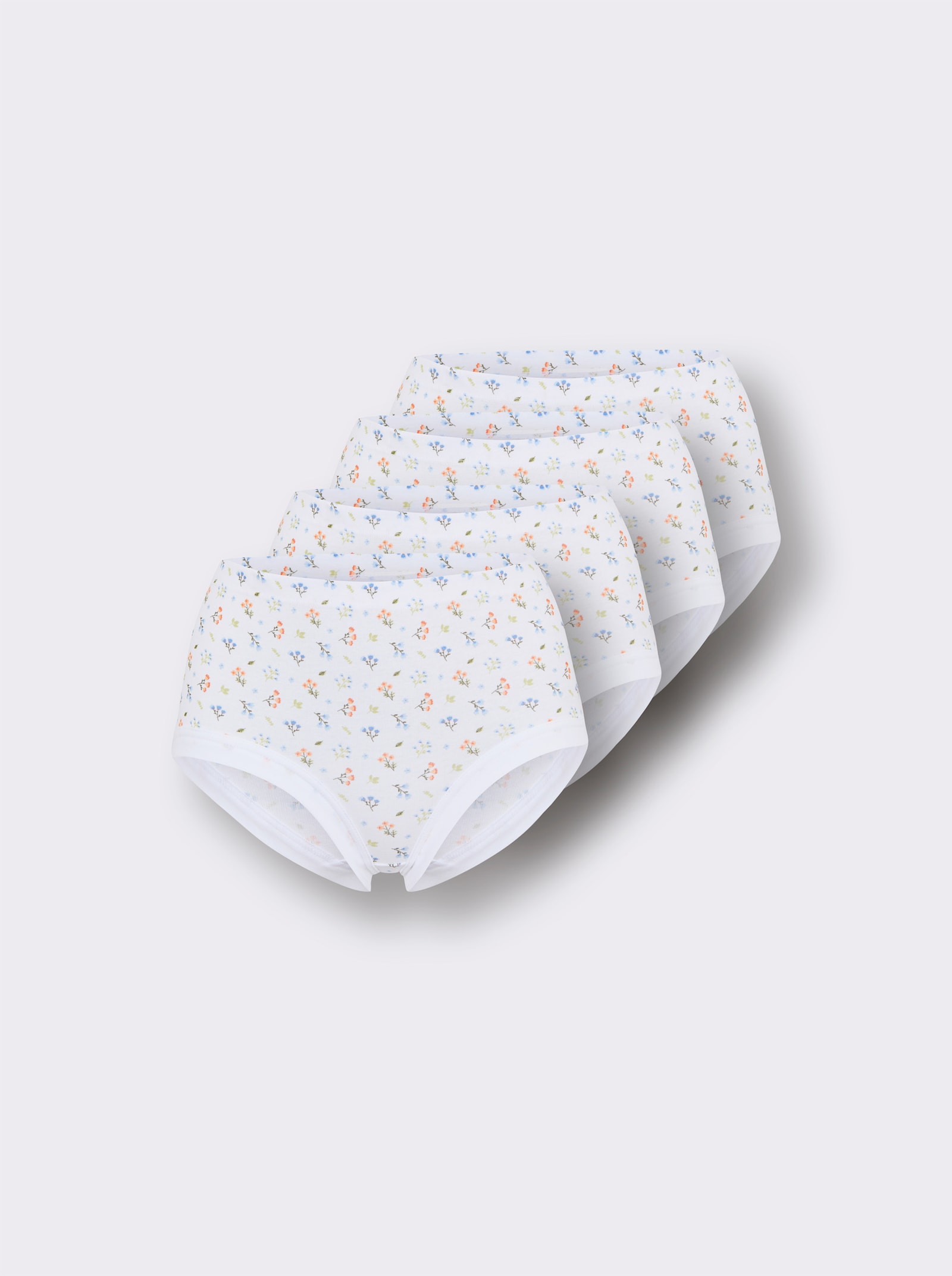 wäschepur Taillenslip - weiß-bedruckt