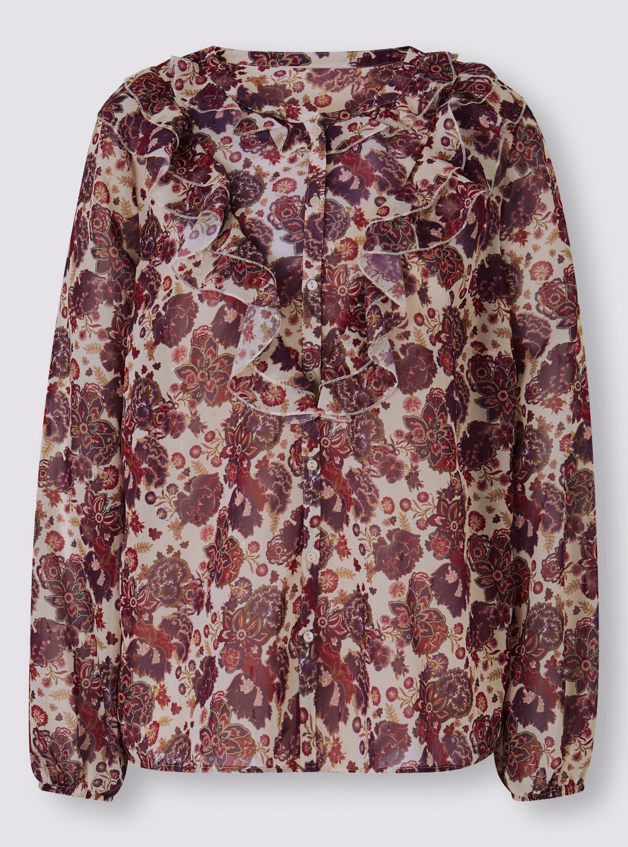heine Blouse met print - ivoor/rozenhout bedrukt
