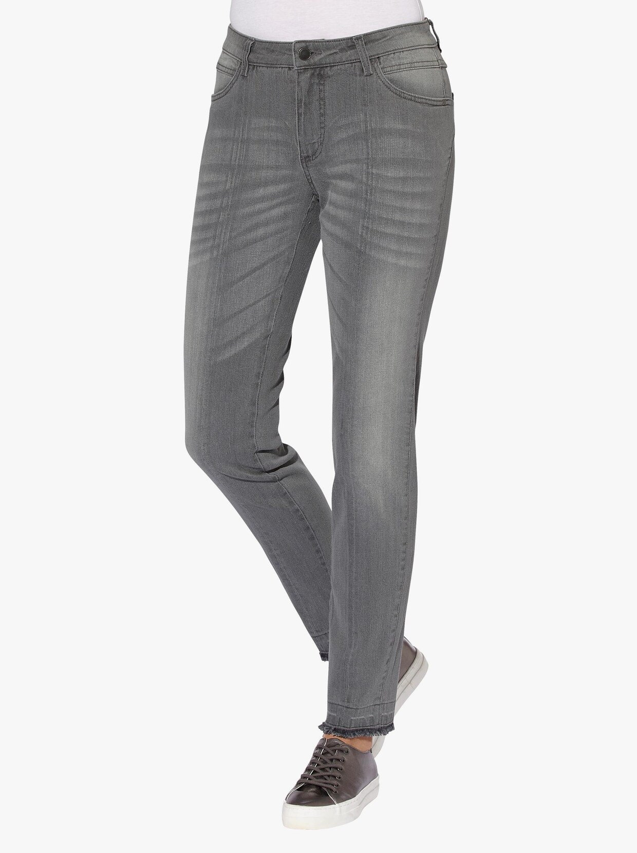 Jeans - grey denim