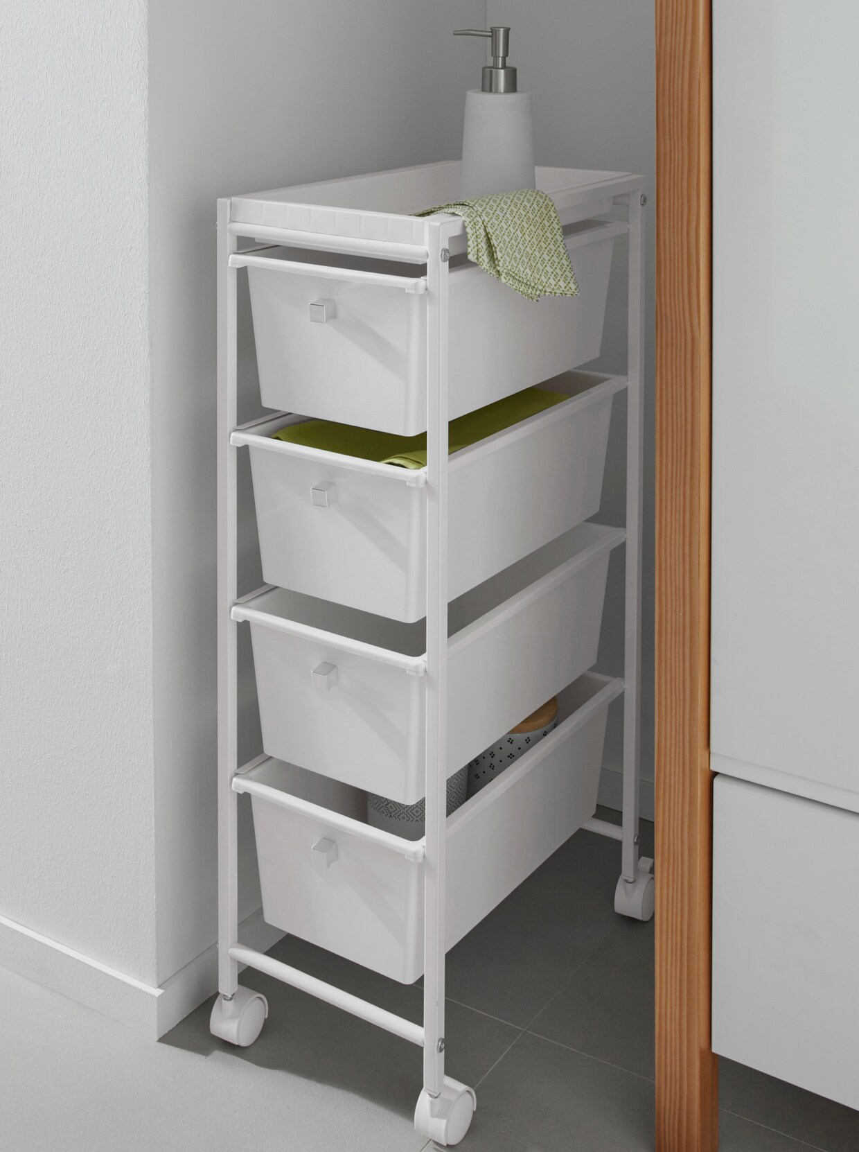 heine home Schubladenwagen - weiß