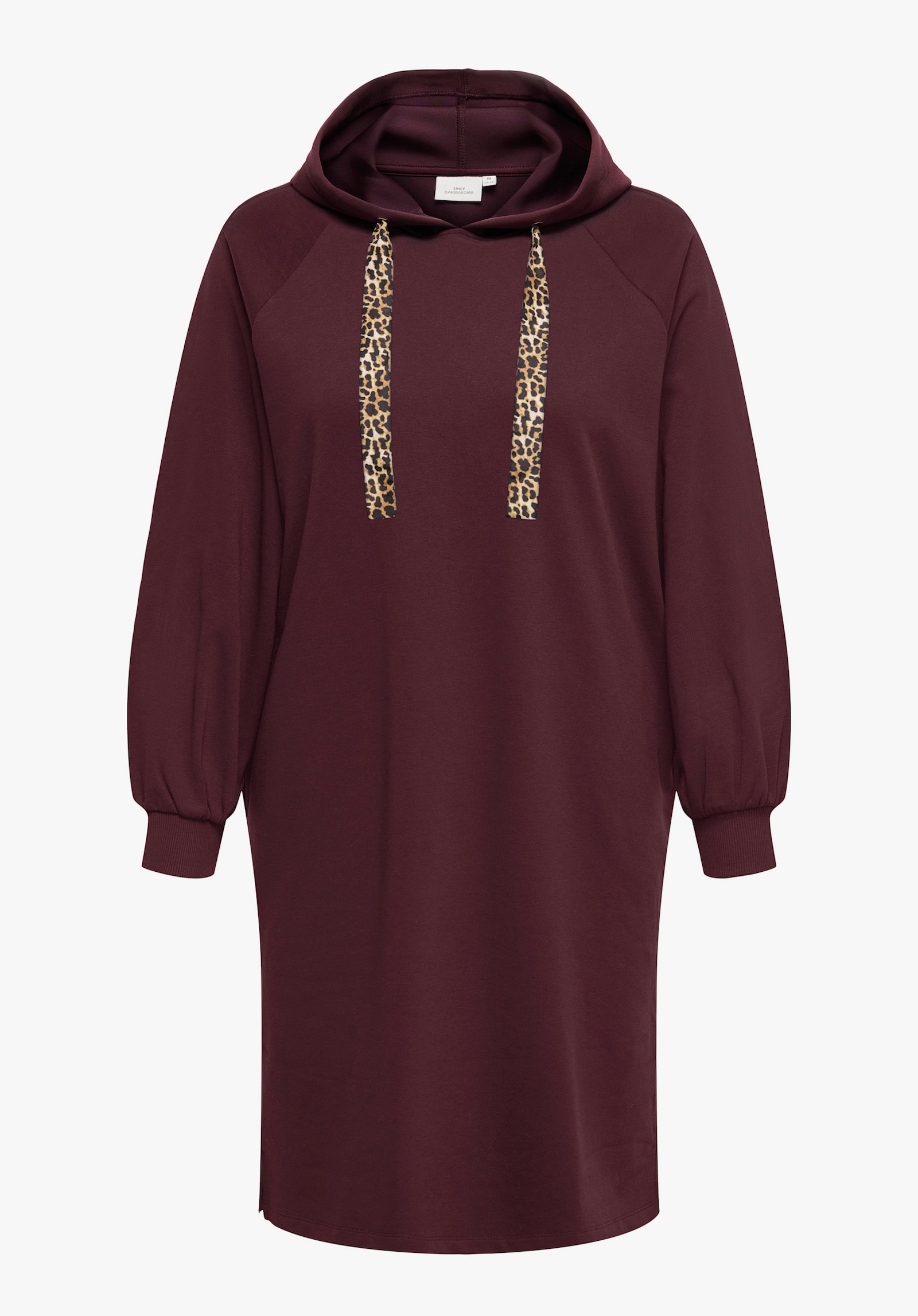 ONLY CARMAKOMA Sweatkleid - decadent chocolate detail:jose leo strings