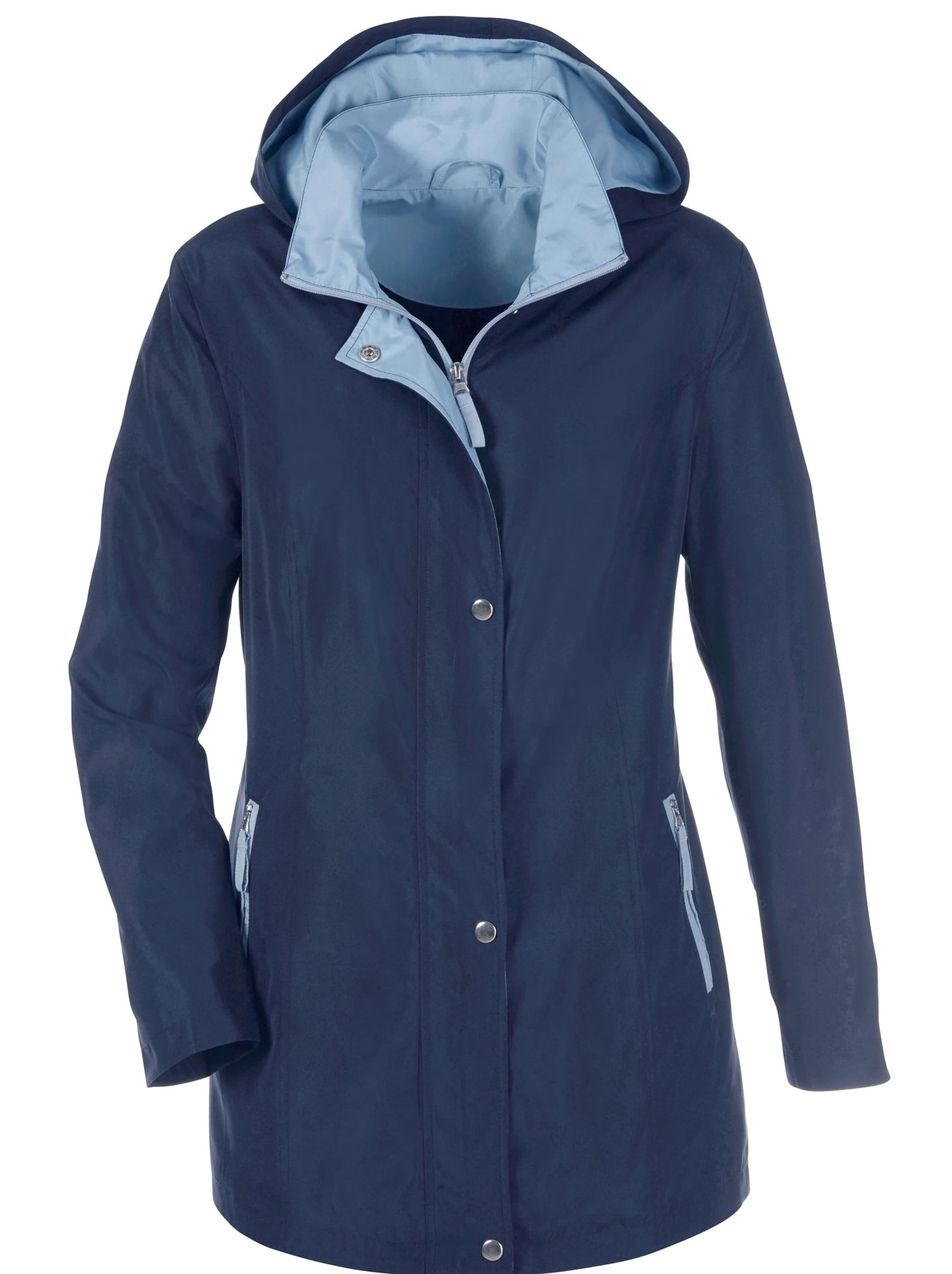 Jacke - marine-hellblau