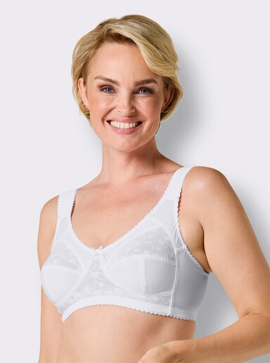 wäschepur Entlastungs-BH ohne Bügel - weiß