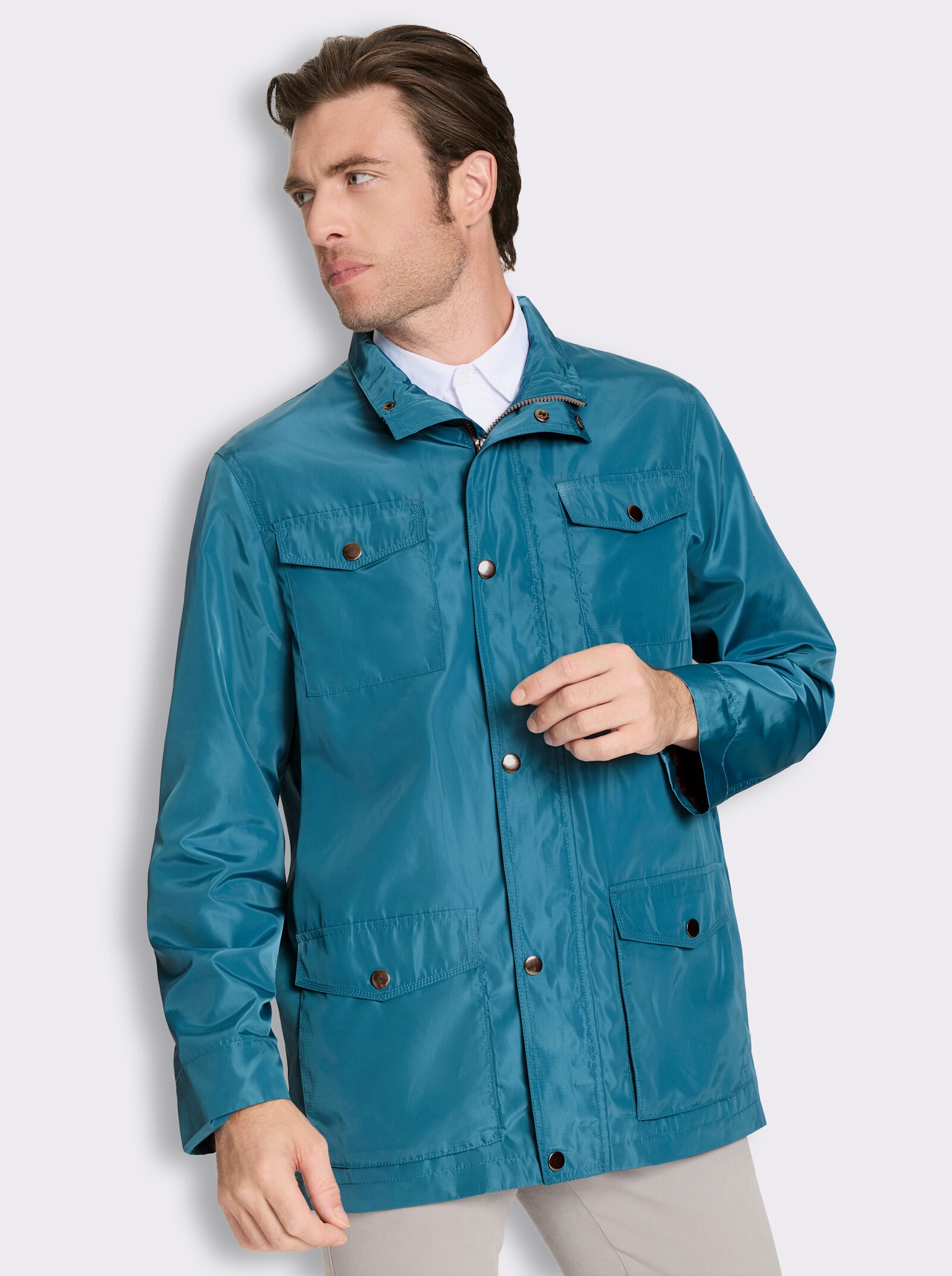 Marco Donati Longjacke mit vielen Taschen - topas