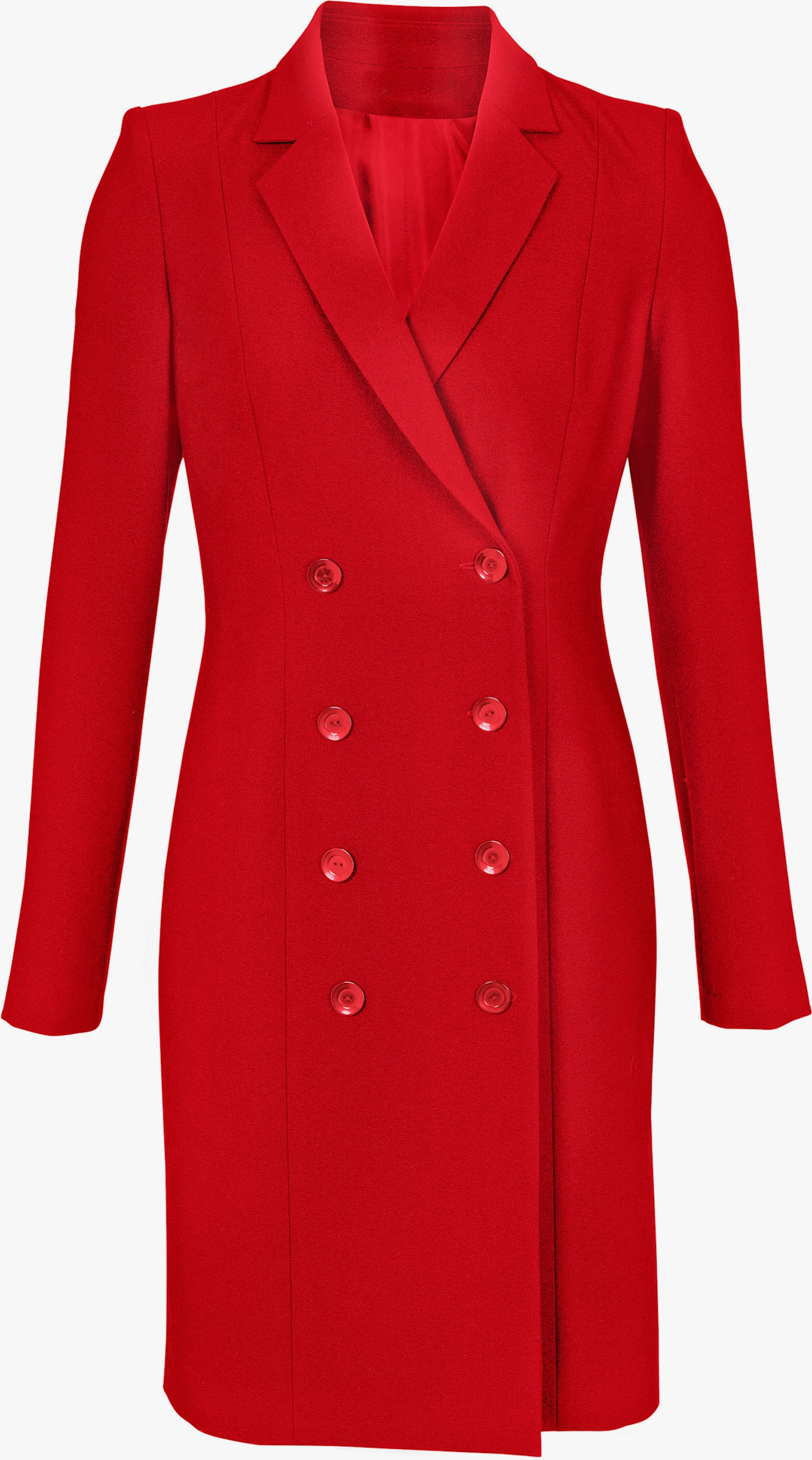 heine Bleistiftkleid im Blazer-Stil - rot