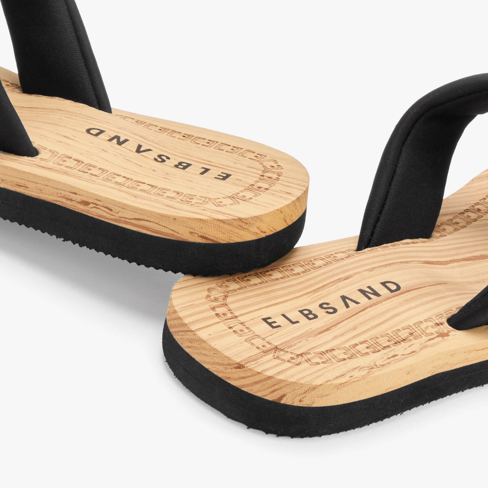 Elbsand Badepantolette - schwarz