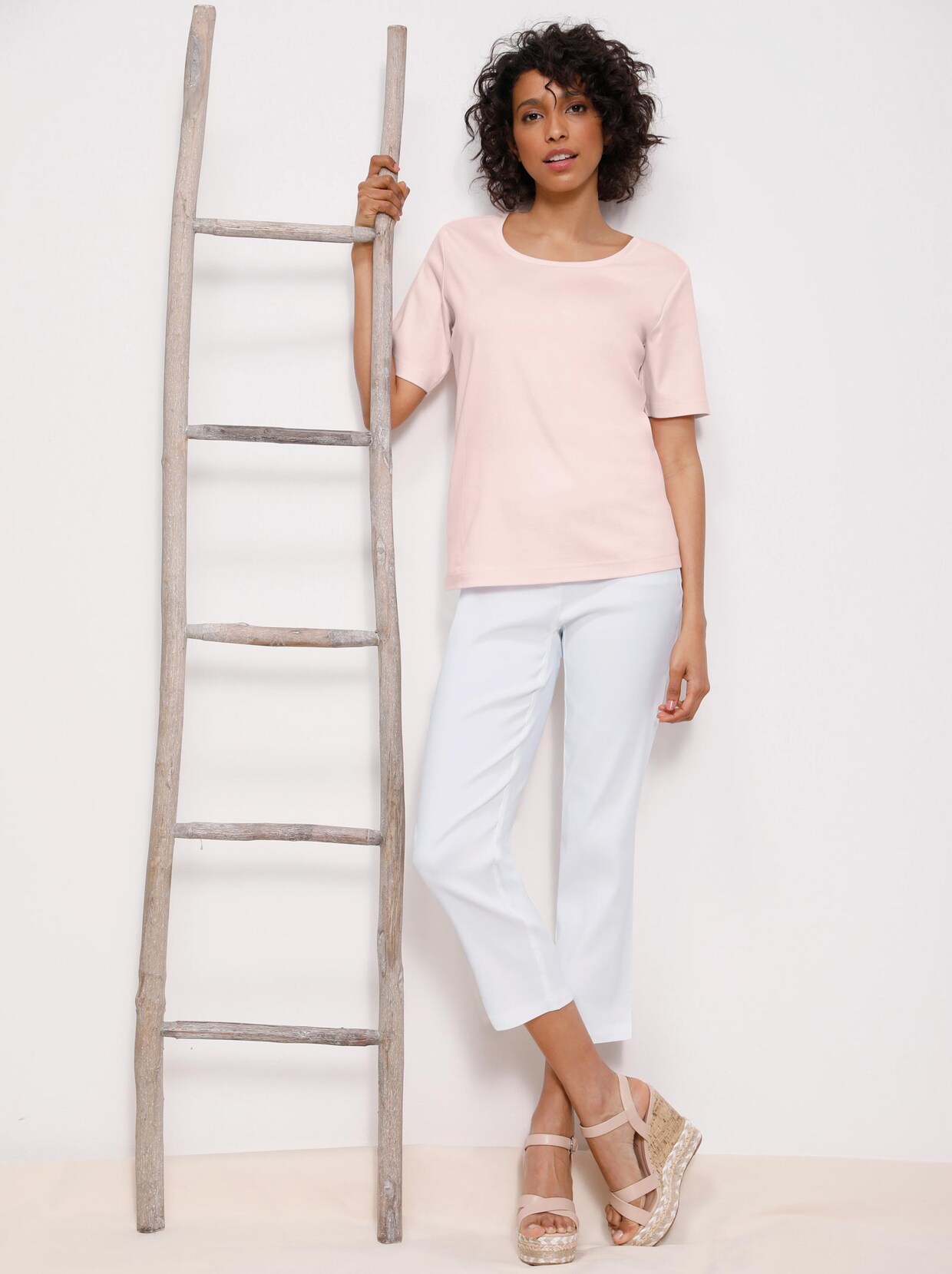 Creation L Premium Lyocell-7/8-Hose - weiß