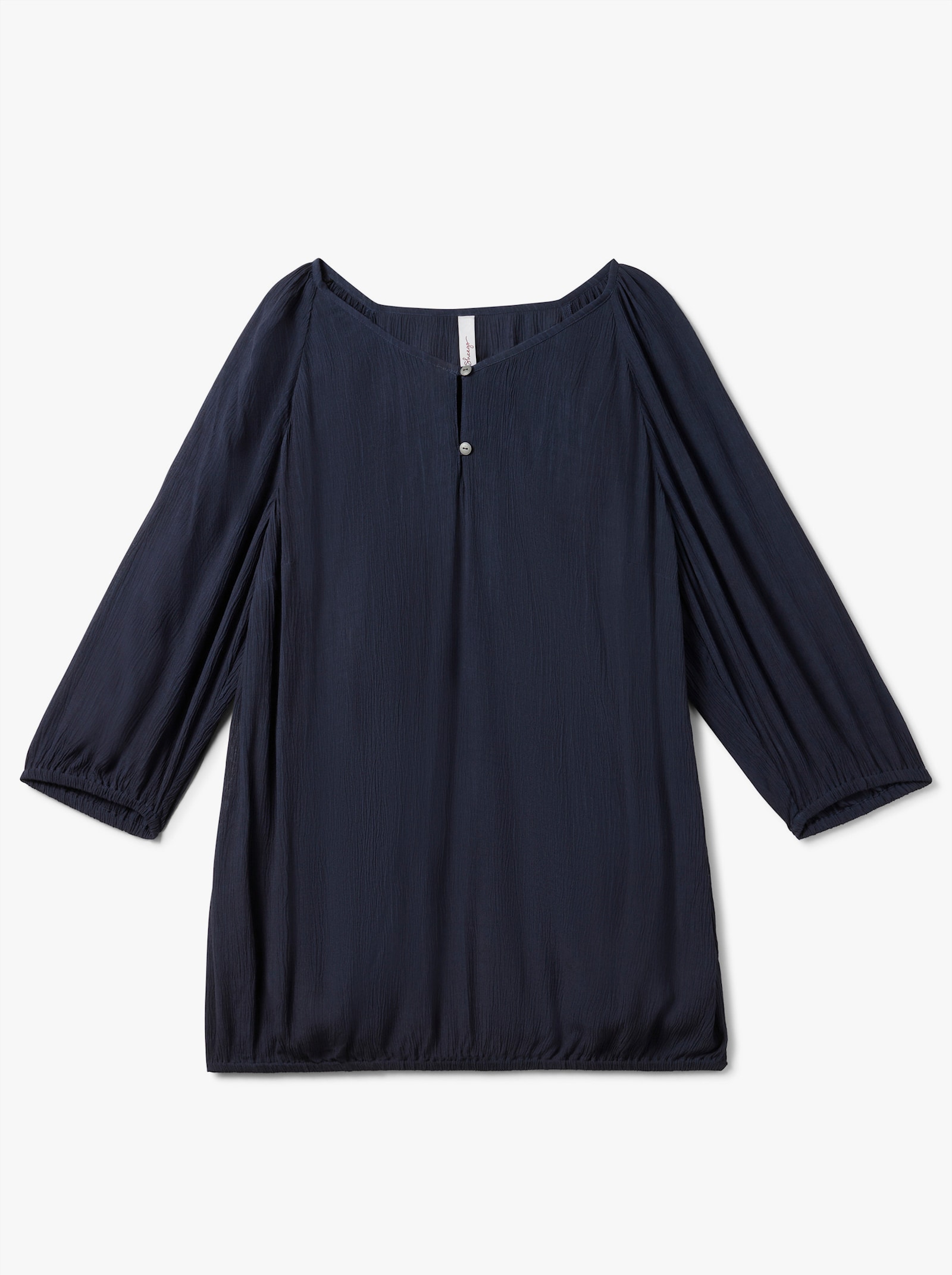 sheego Tunika mit 3/4-Raglanärmeln - nachtblau