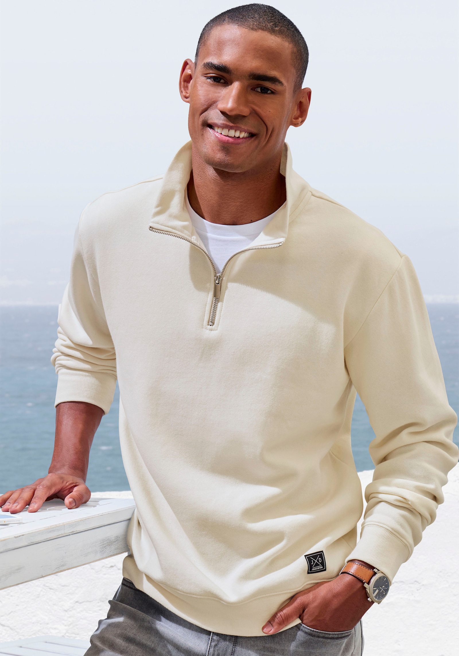 John Devin Sweatshirt - creme