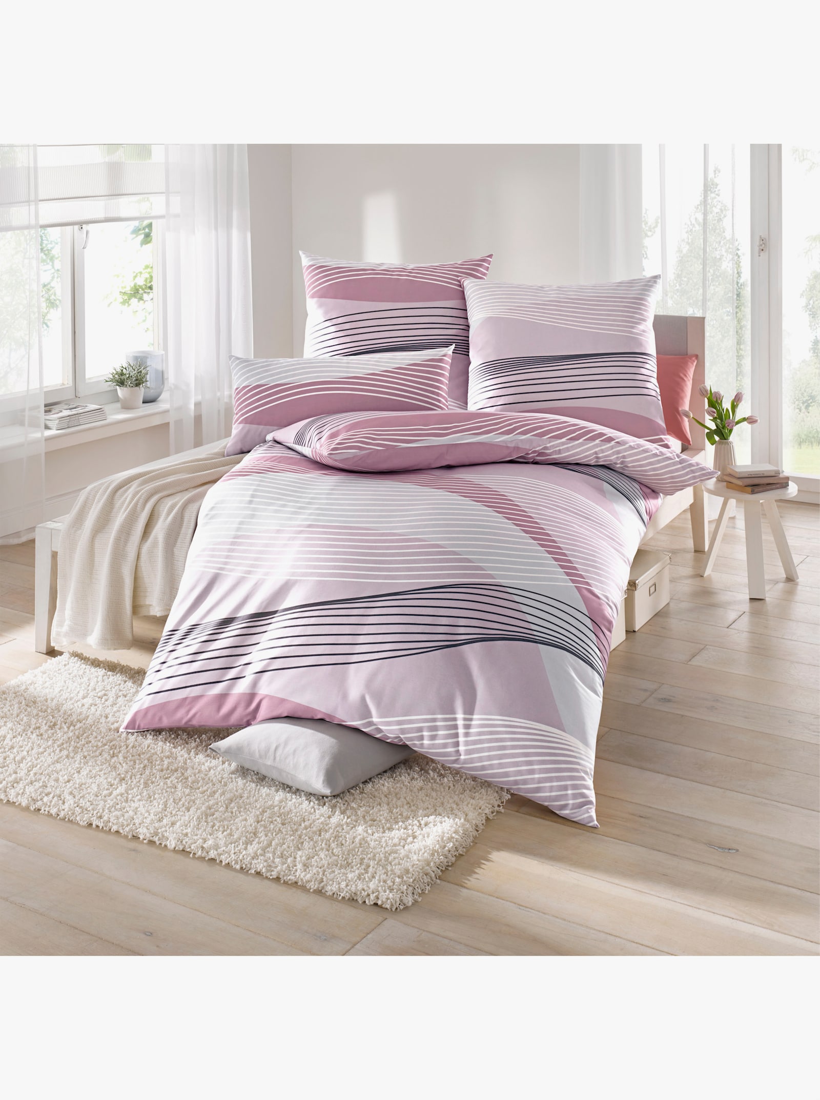 Biberna Bettwäsche - mauve