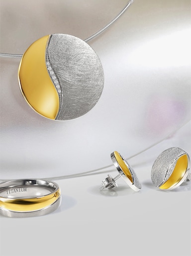 Hanger met ketting - tweekleurig