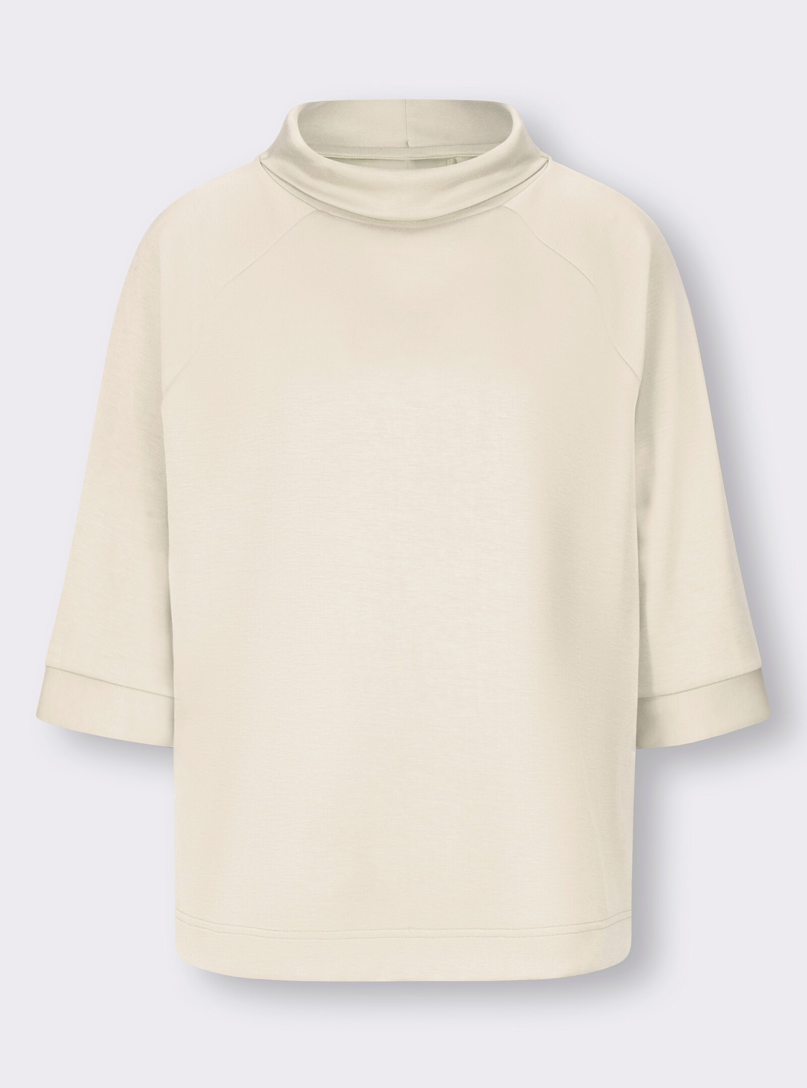heine Sweatshirt mit Stehkragen - champagner