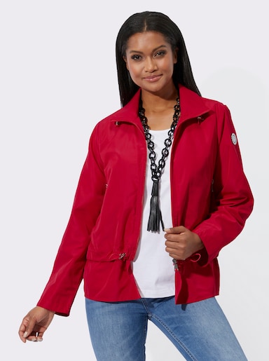 Blousonjacke mit Tunnelzug - rot