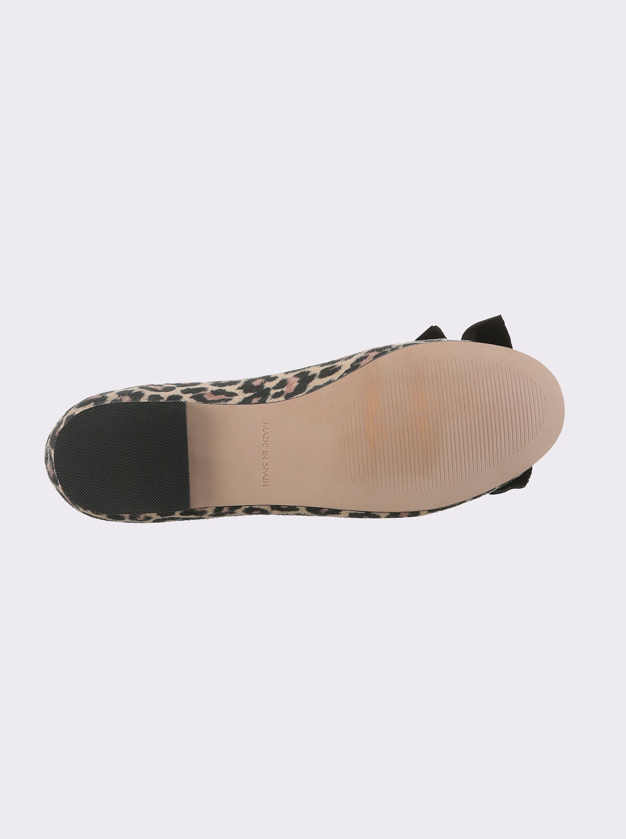 heine ballerina - beige/zwart