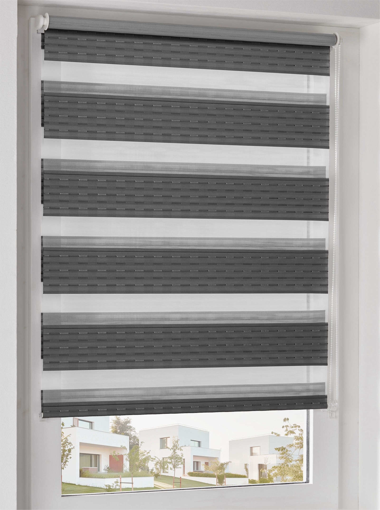 heine home Doppelrollo - anthrazit