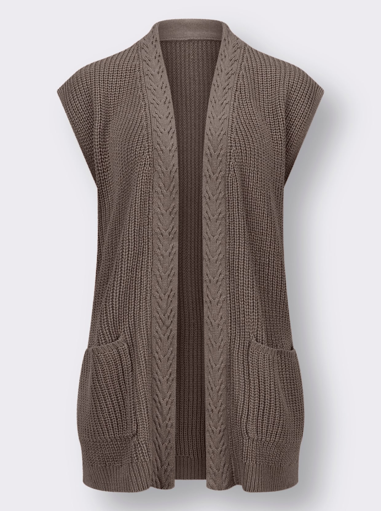 Vest - taupe