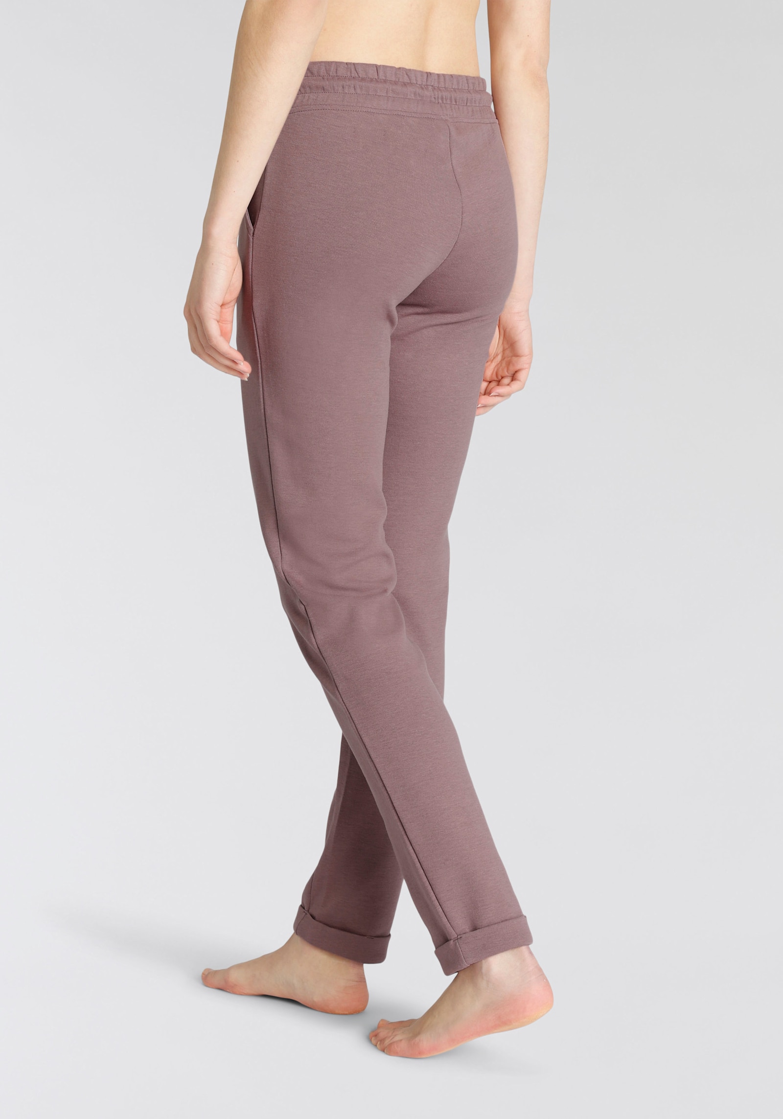 H.I.S Pantalon molletonné - mauve