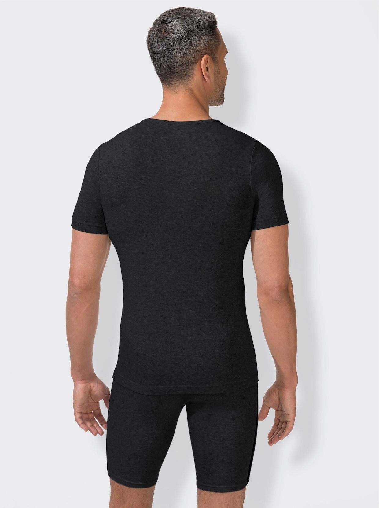 wäschepur men Shirt - zwart