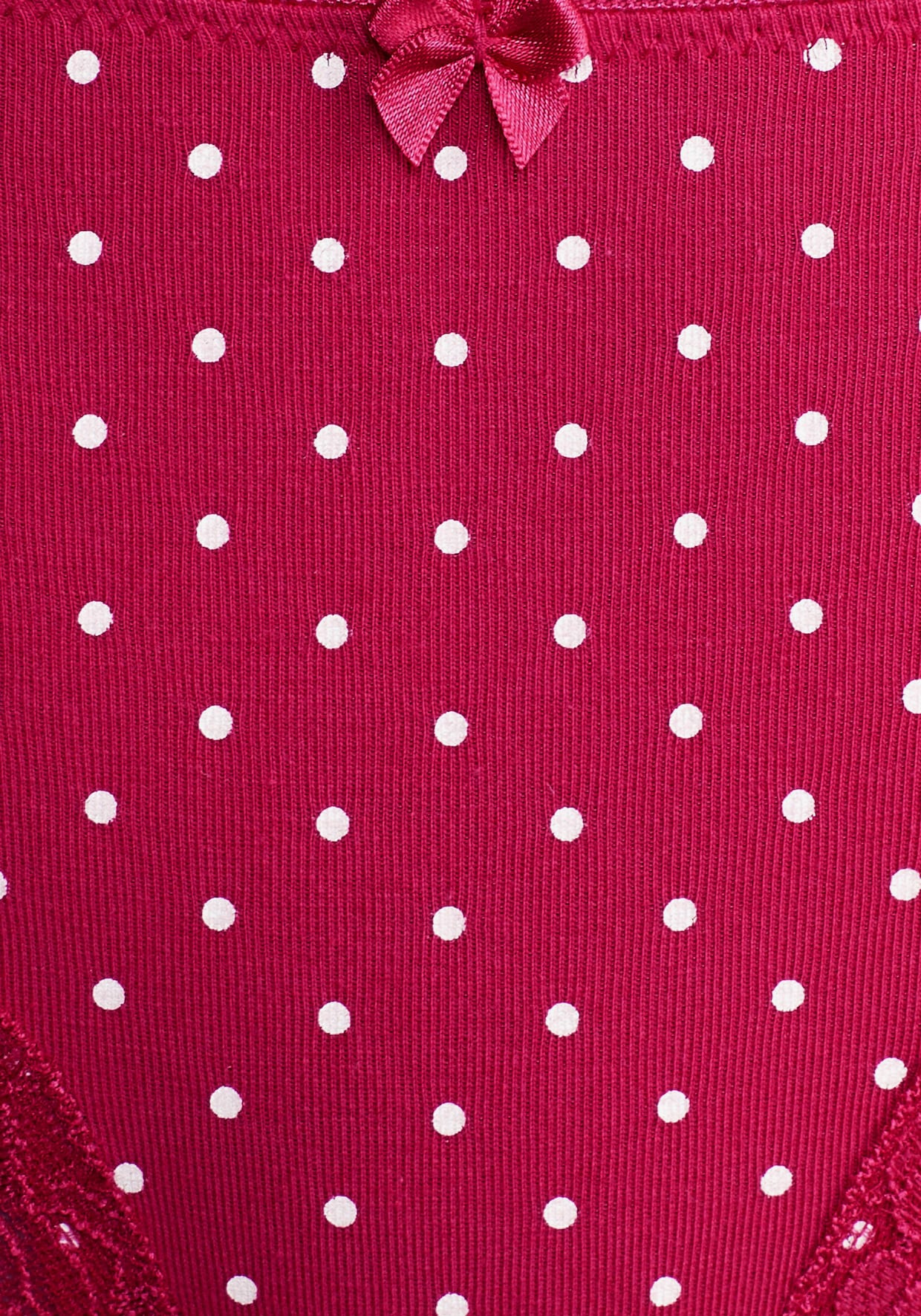 LASCANA Slip - rouge à rayures, uni, à pois