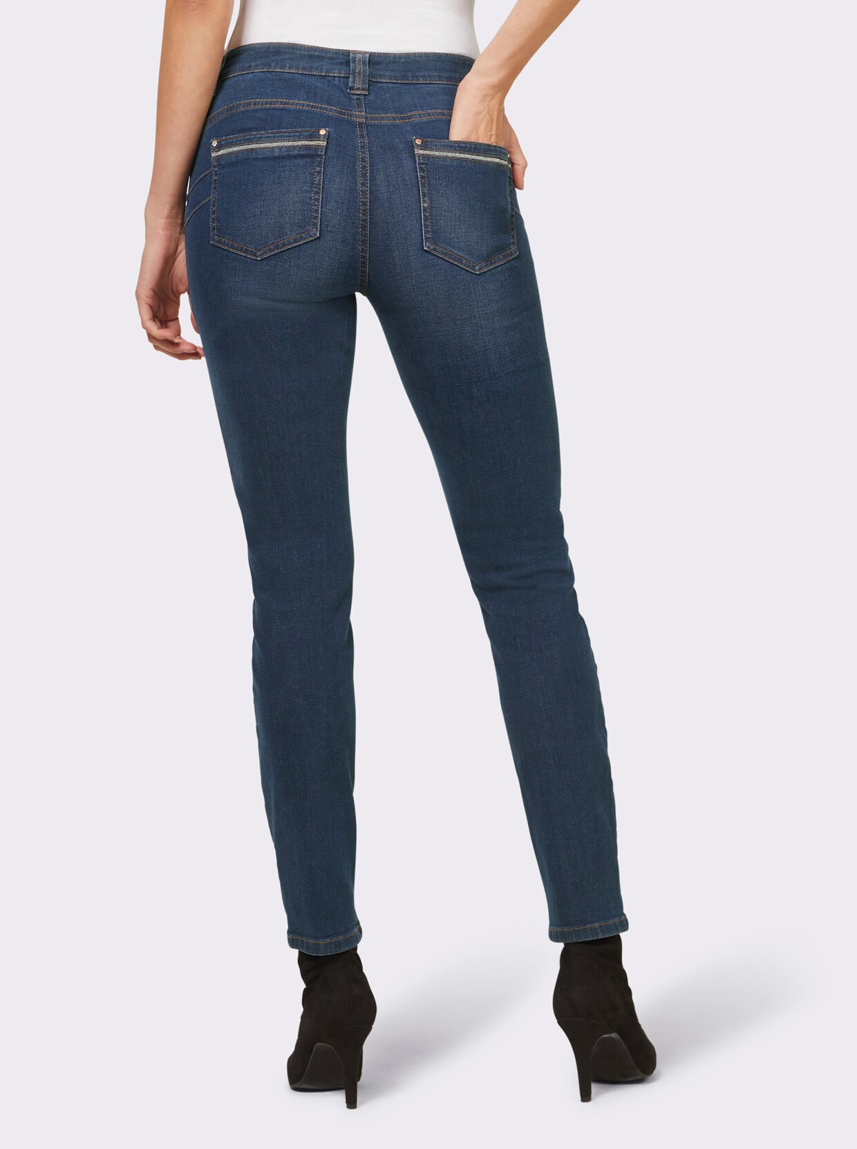 heine Push-up jeans - dark-blue