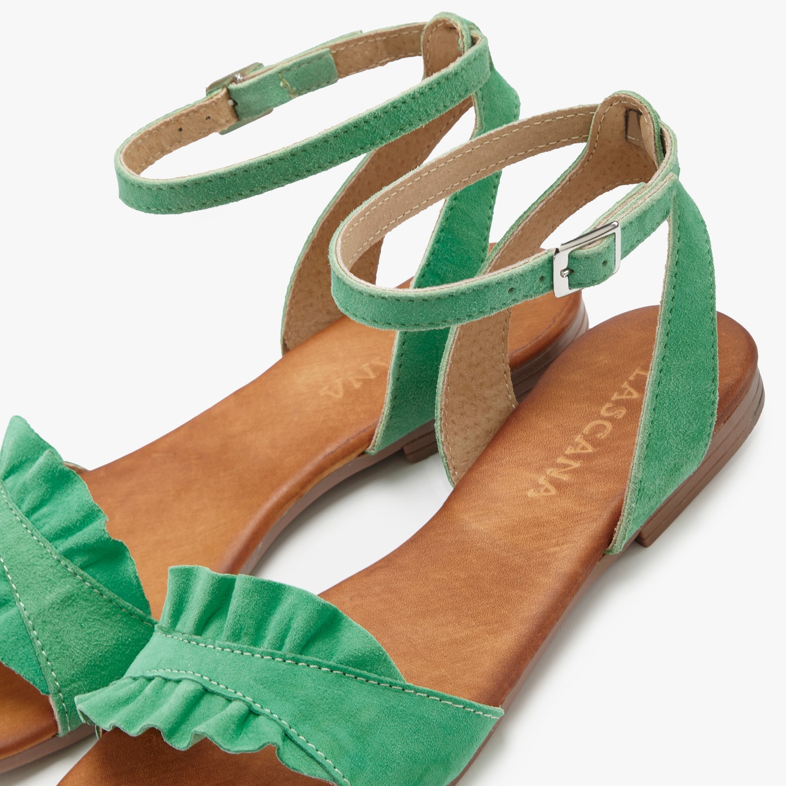 LASCANA Sandale - grün