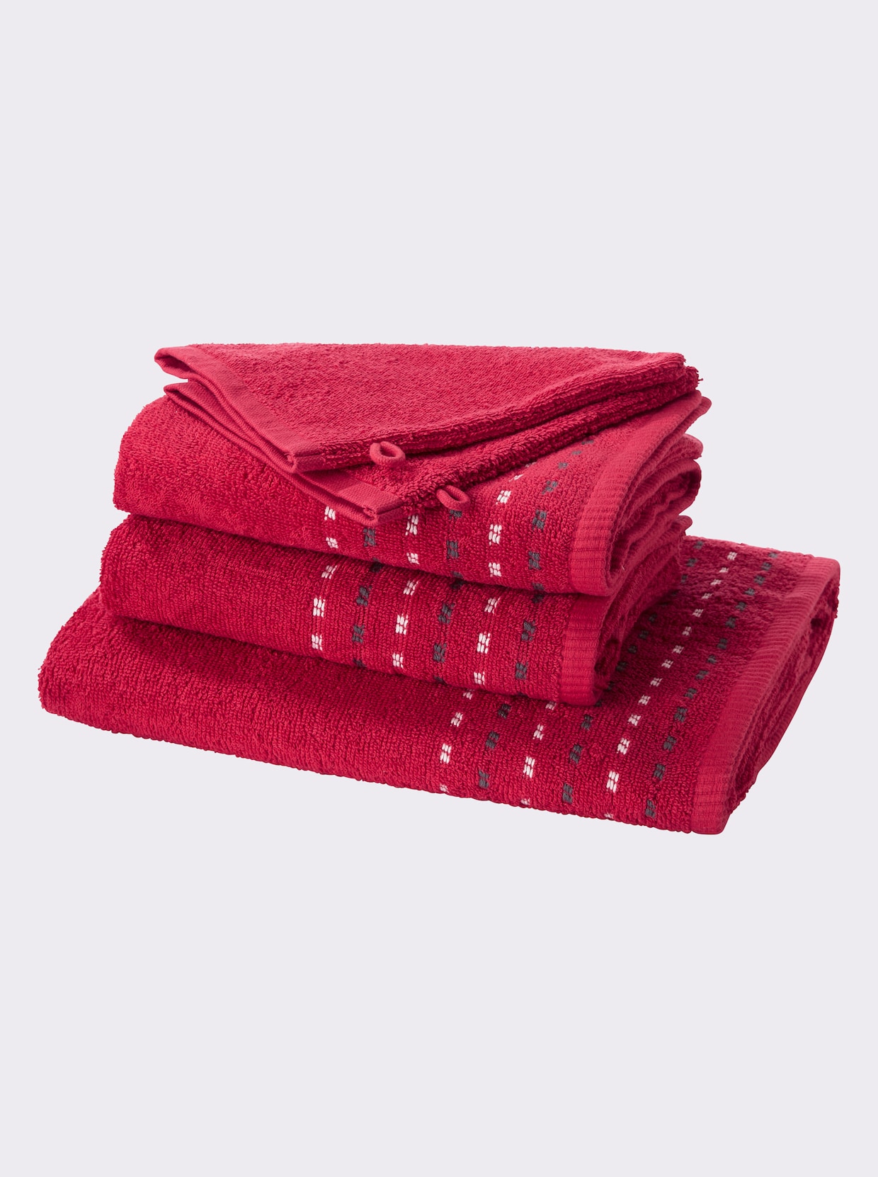 wäschepur Handdoek - rood