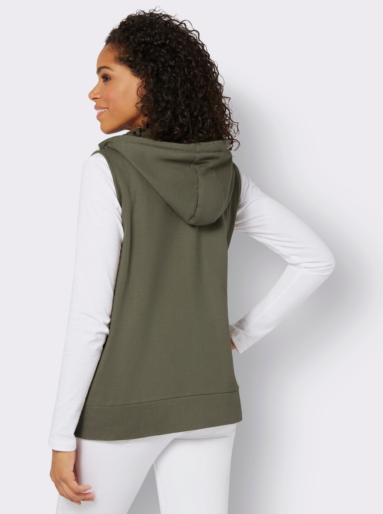 Jerseygilet - kaki