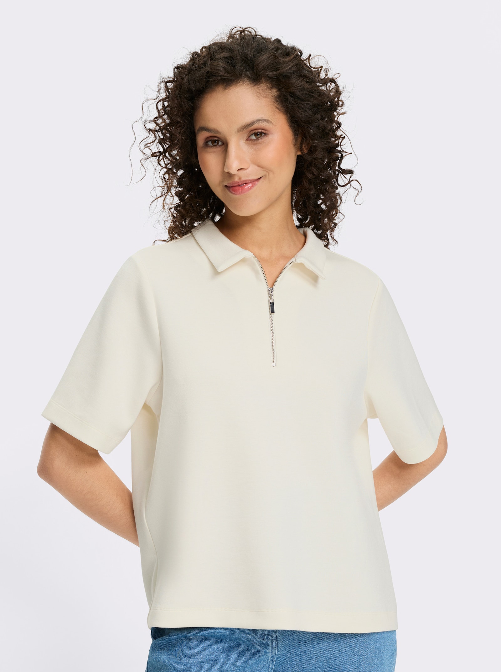 heine Poloshirt - champagner