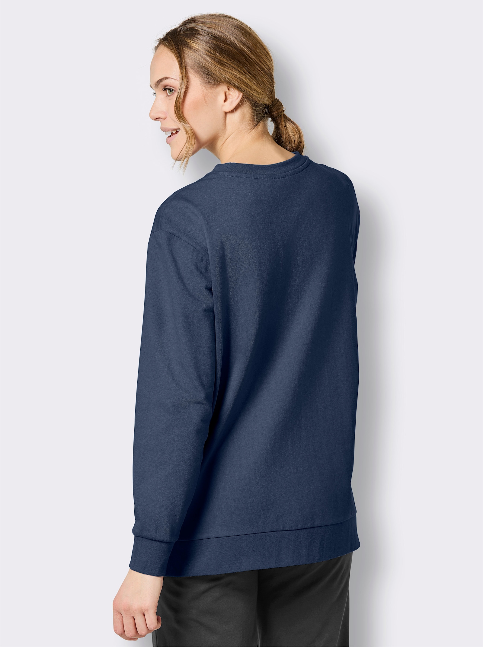 Catamaran Sports Freizeitshirt mit Biese vorne - dunkelblau