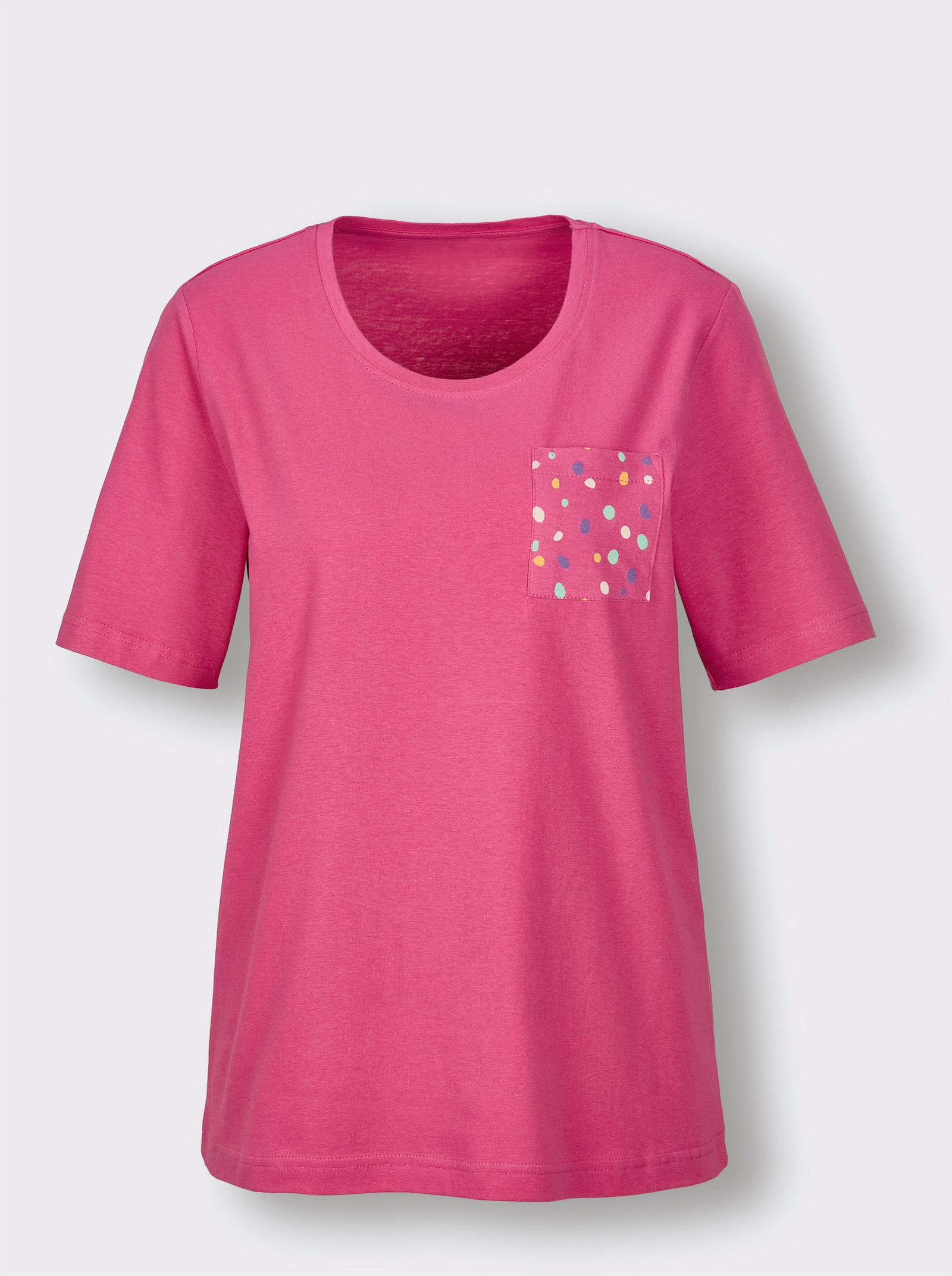wäschepur Schlafanzug-Shirt - fuchsia