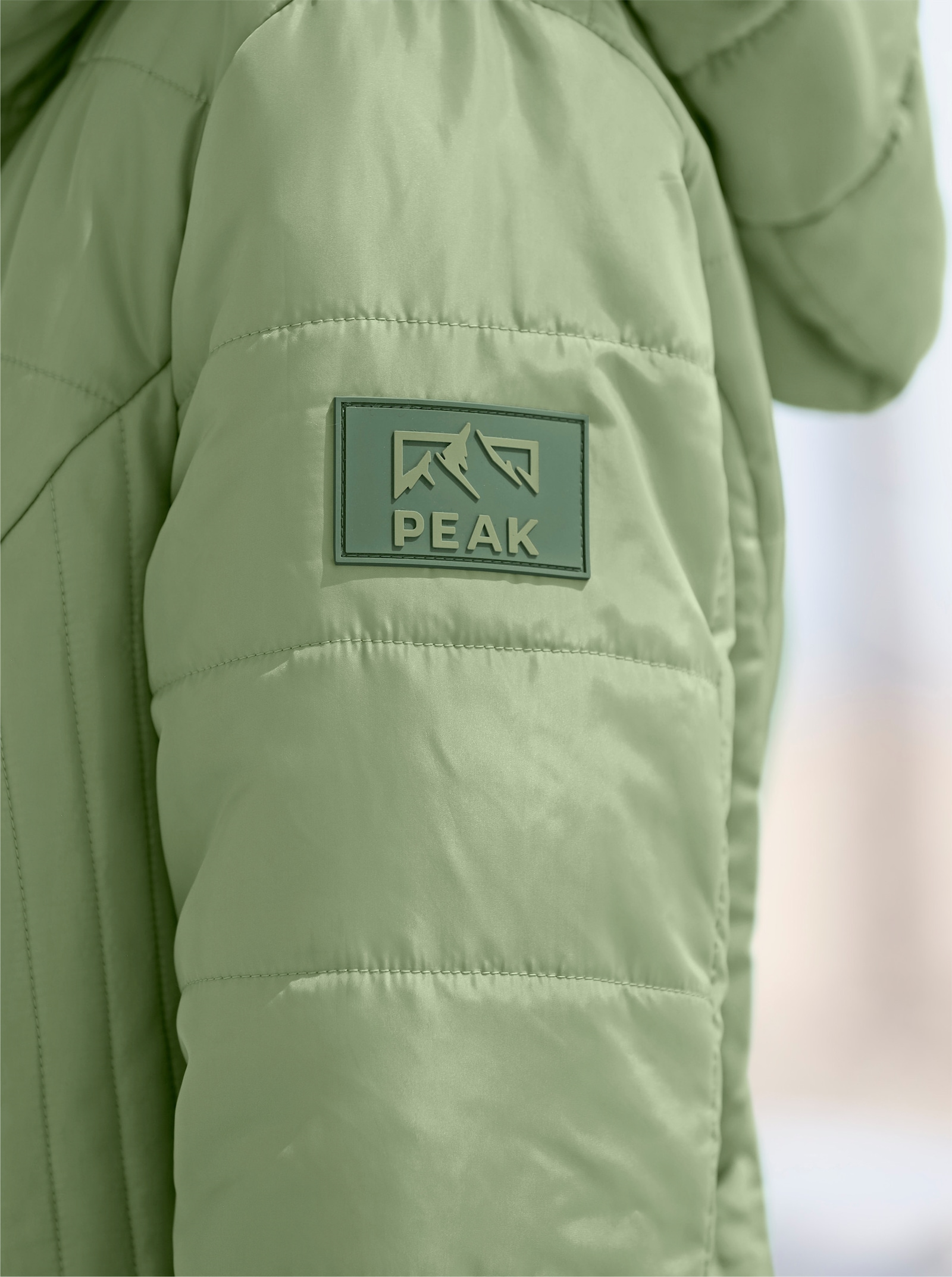 heine Steppjacke mit Kapuze - eucalyptus