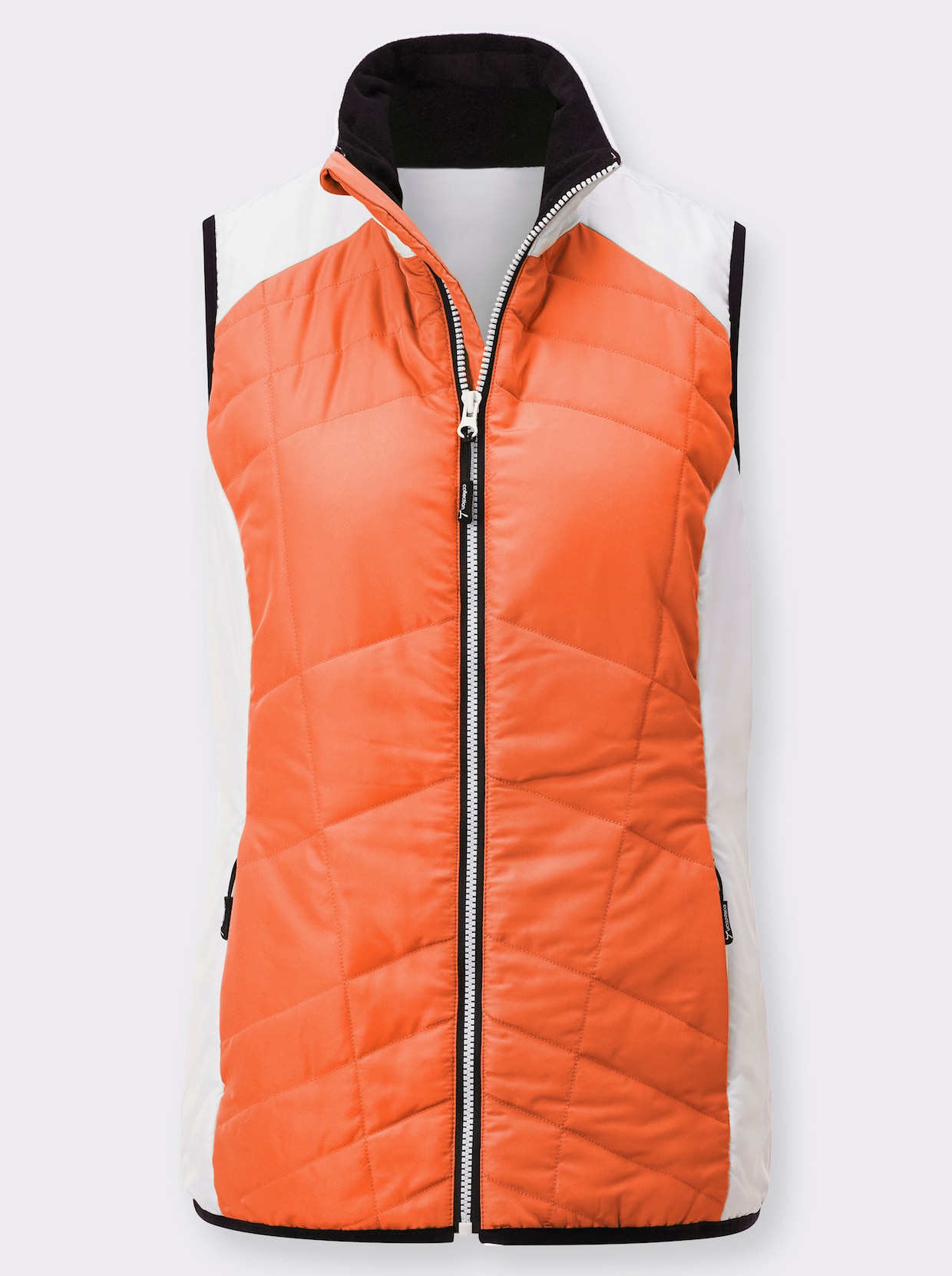 Bodywarmer - oranje/ecru