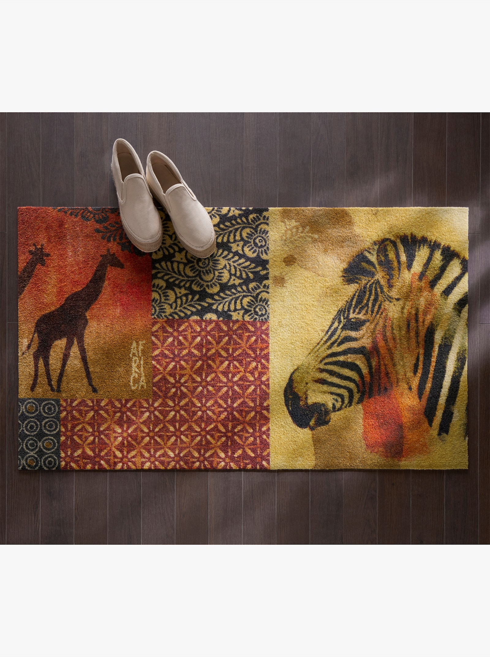 wash+dry by Kleen-Tex Fußmatte - terra-beige