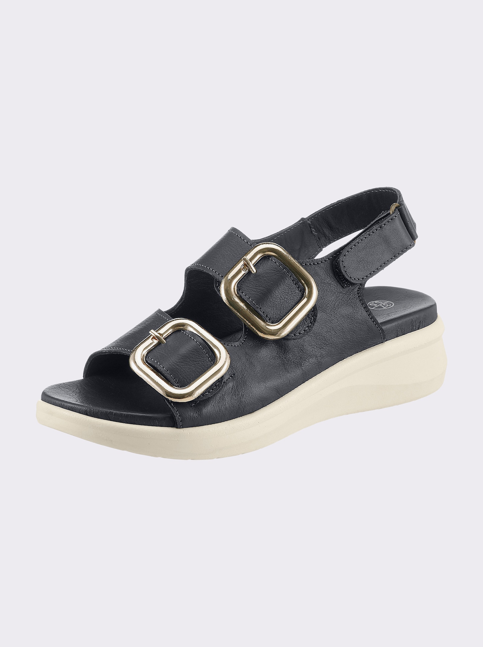 airsoft modern+ Sandalette mit Klettverschlüssen - marine