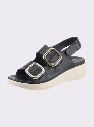 airsoft modern+ Sandalette mit Klettverschlüssen - marine