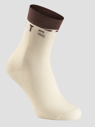 wäschepur Damen-Socken - schwarz + ecru + sand