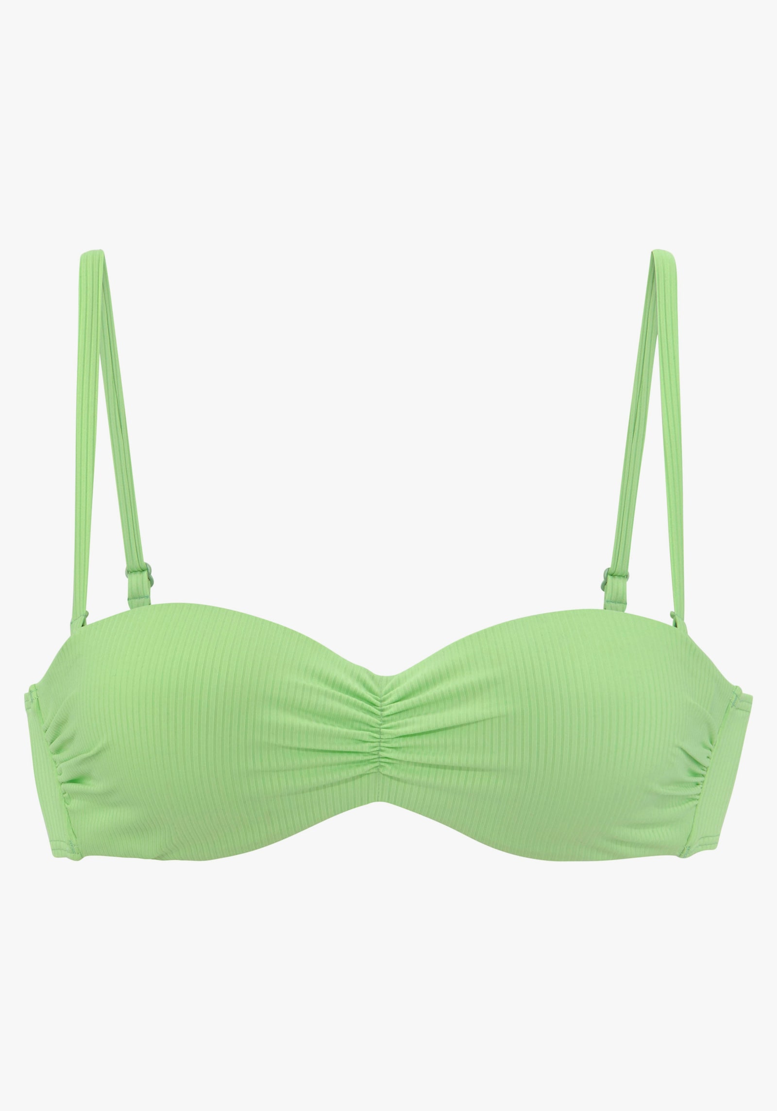 Venice Beach Bandeau-Bikini-Top - lime