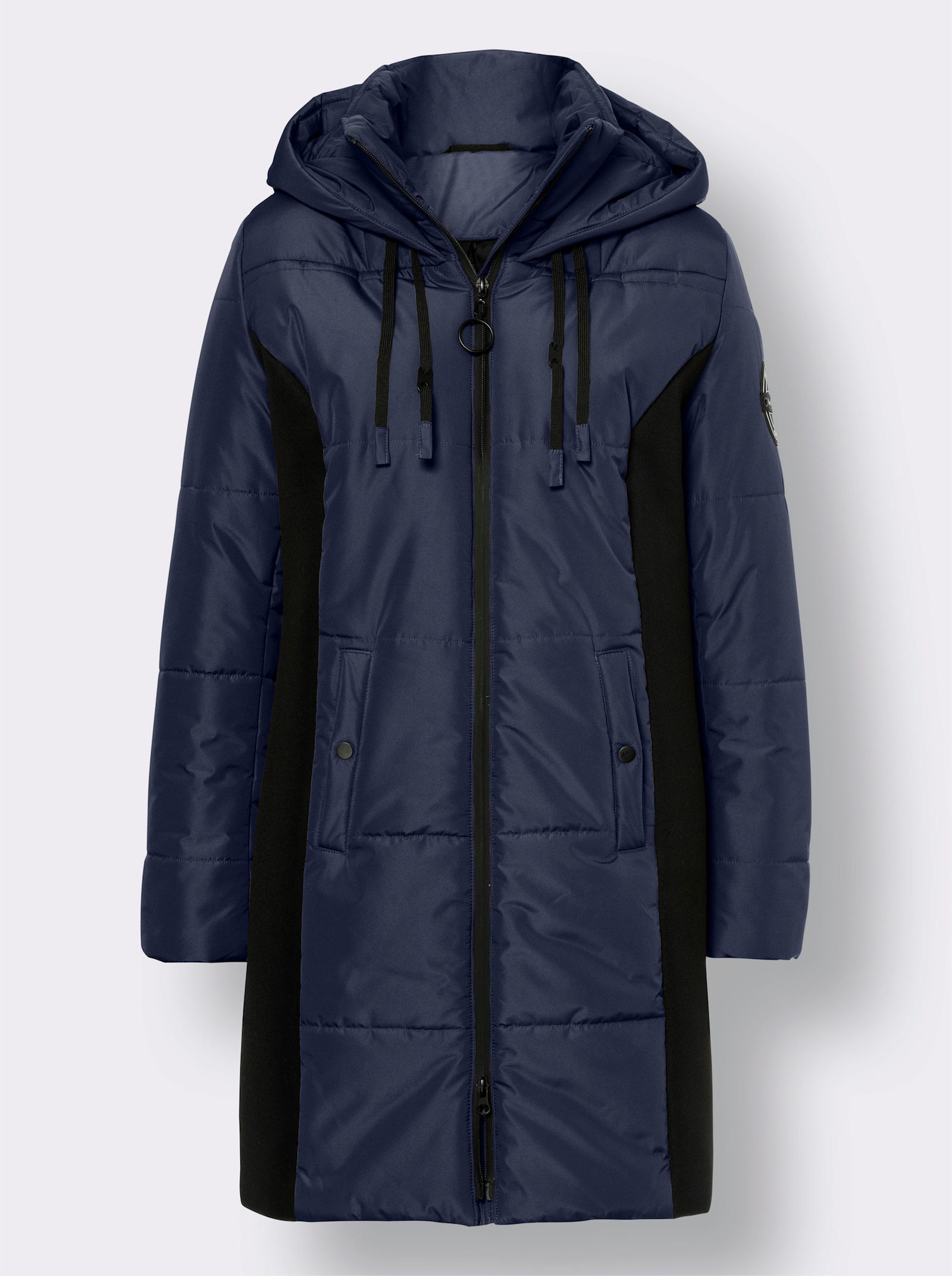 heine Longjacke mit Kapuze - marine